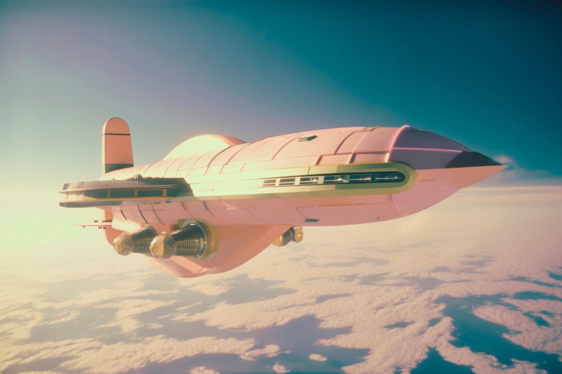 Como vão ser os aviões do futuro, segundo a Inteligência Artificial