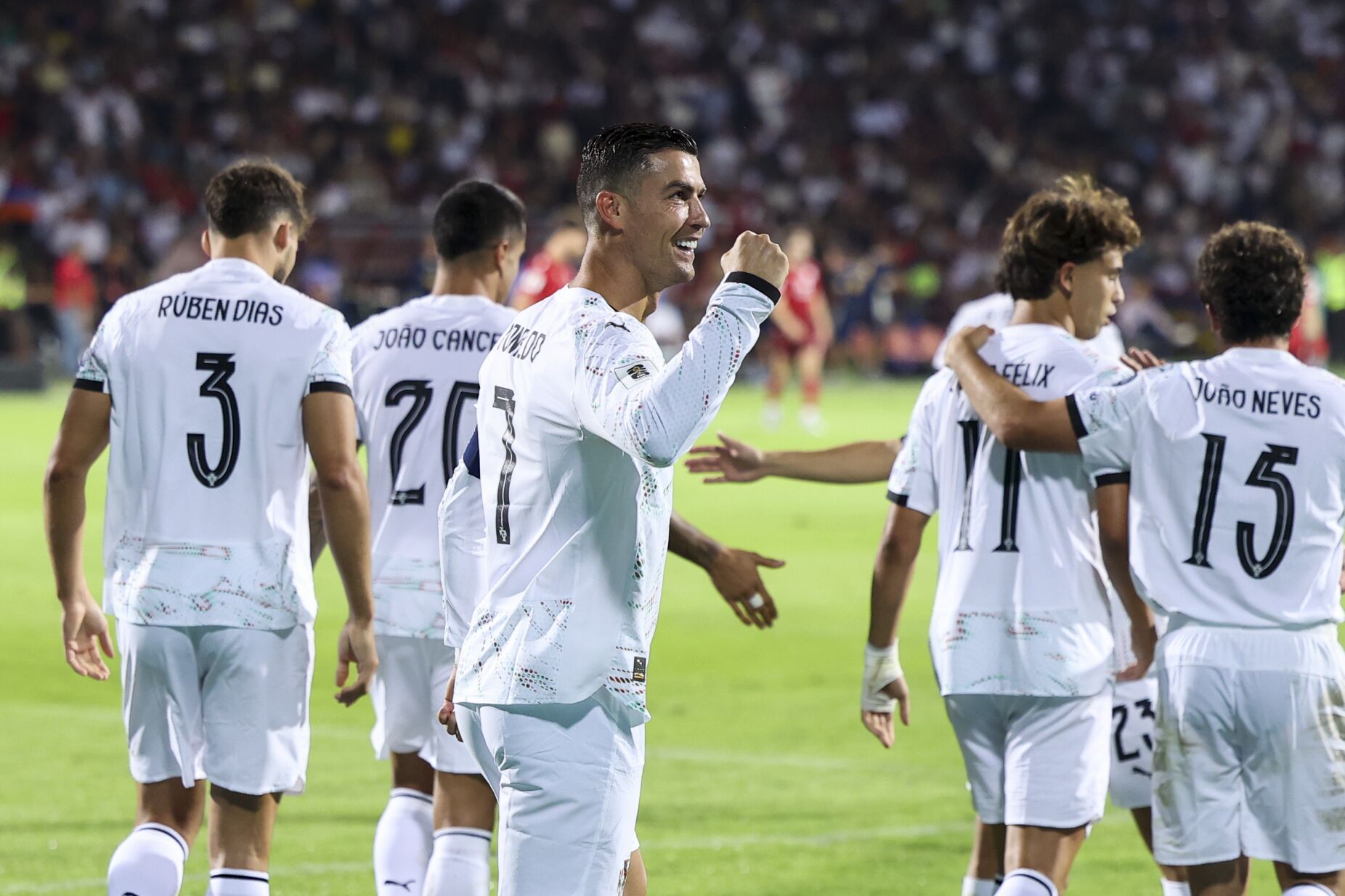 A publicação de Cristiano Ronaldo após a goleada portuguesa na Arménia