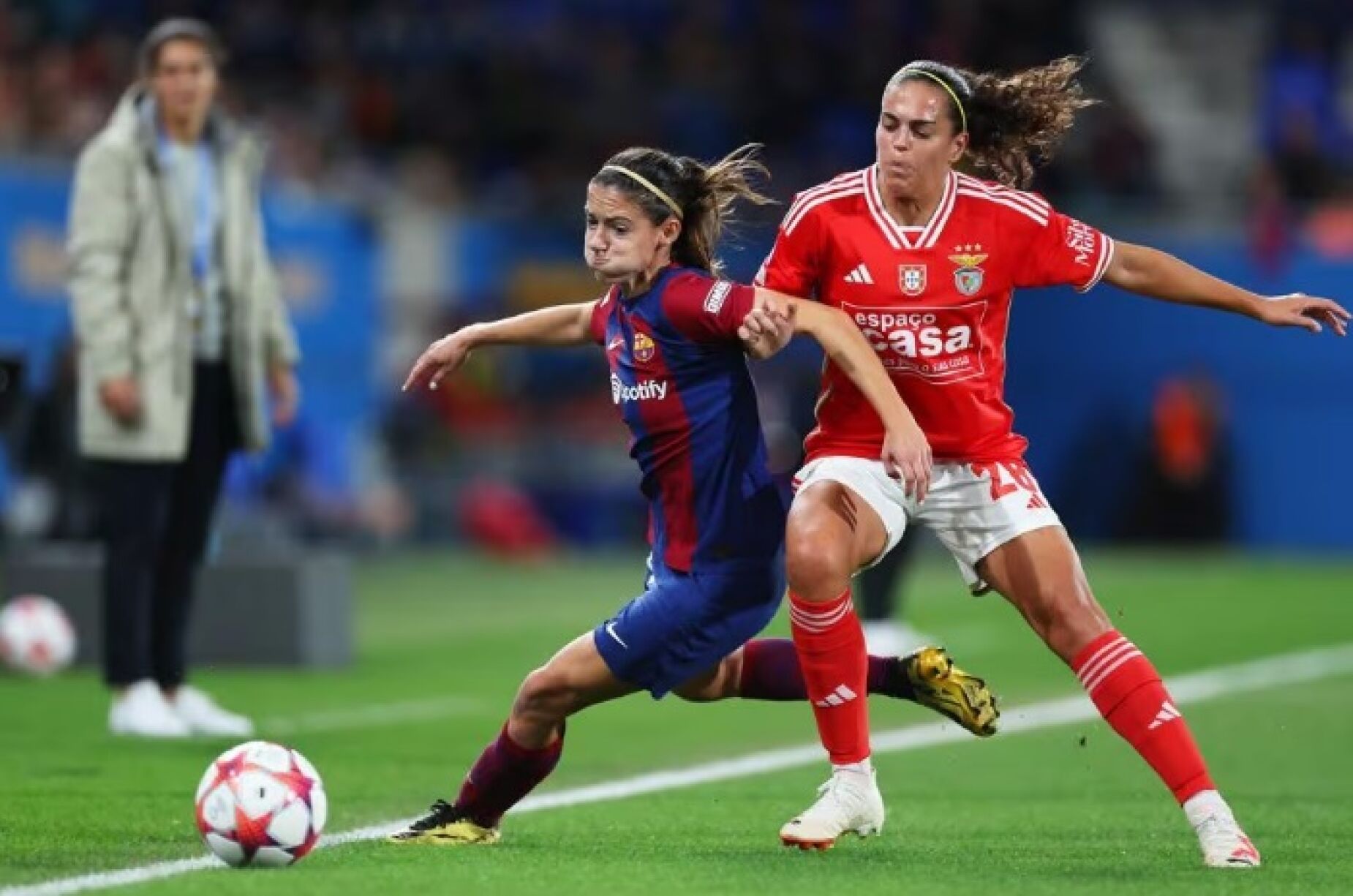 Barcelona x Benfica  Dia de Jogo da UEFA Women's Champions League 2023-24  1 Jogo na Íntegra 