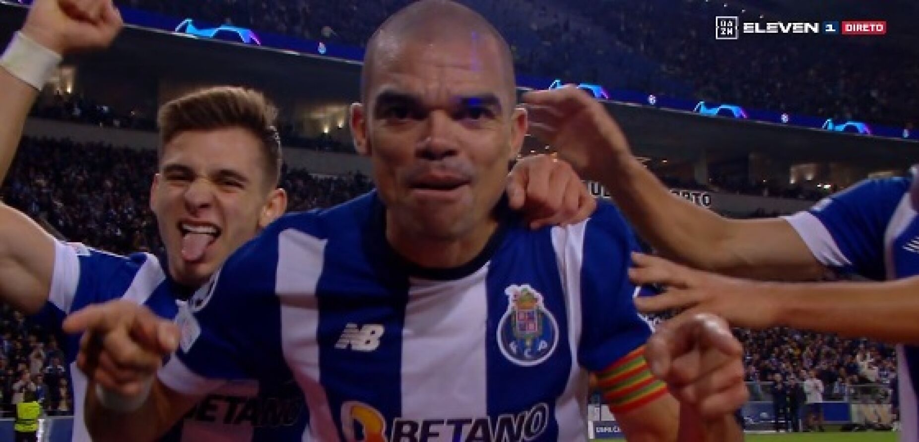 Pepe torna-se o jogador de campo mais velho a jogar na Champions