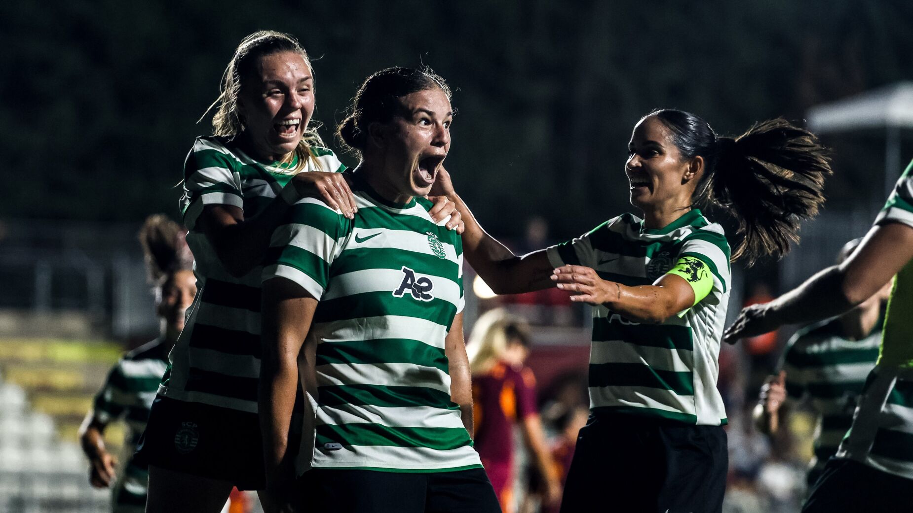 Champions feminina: veja os golos da reviravolta do Sporting em Roma
