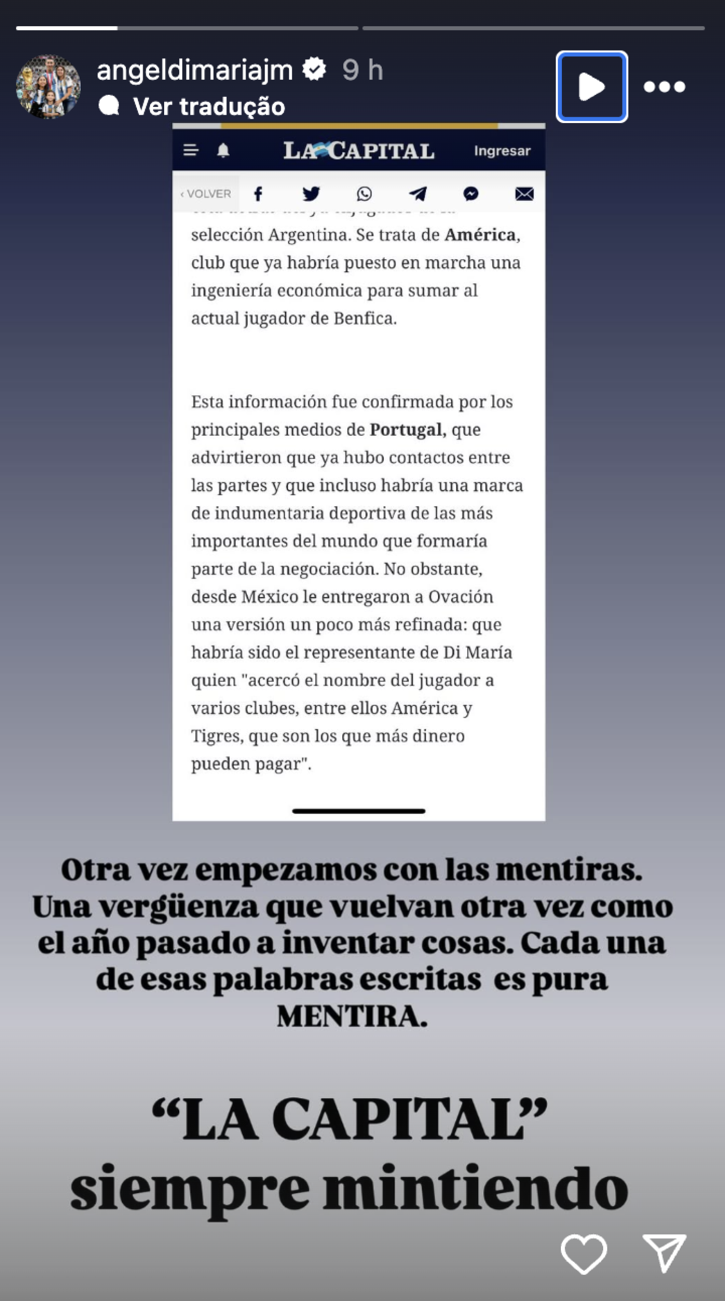 Benfica: Di María INDIGNADO, DESMENTE RUMORES sobre do seu FUTURO (Com Imagem) 2 https://asset.skoiy.com/ojonxcycnuapxiqs/4prhii6iymyn.png
