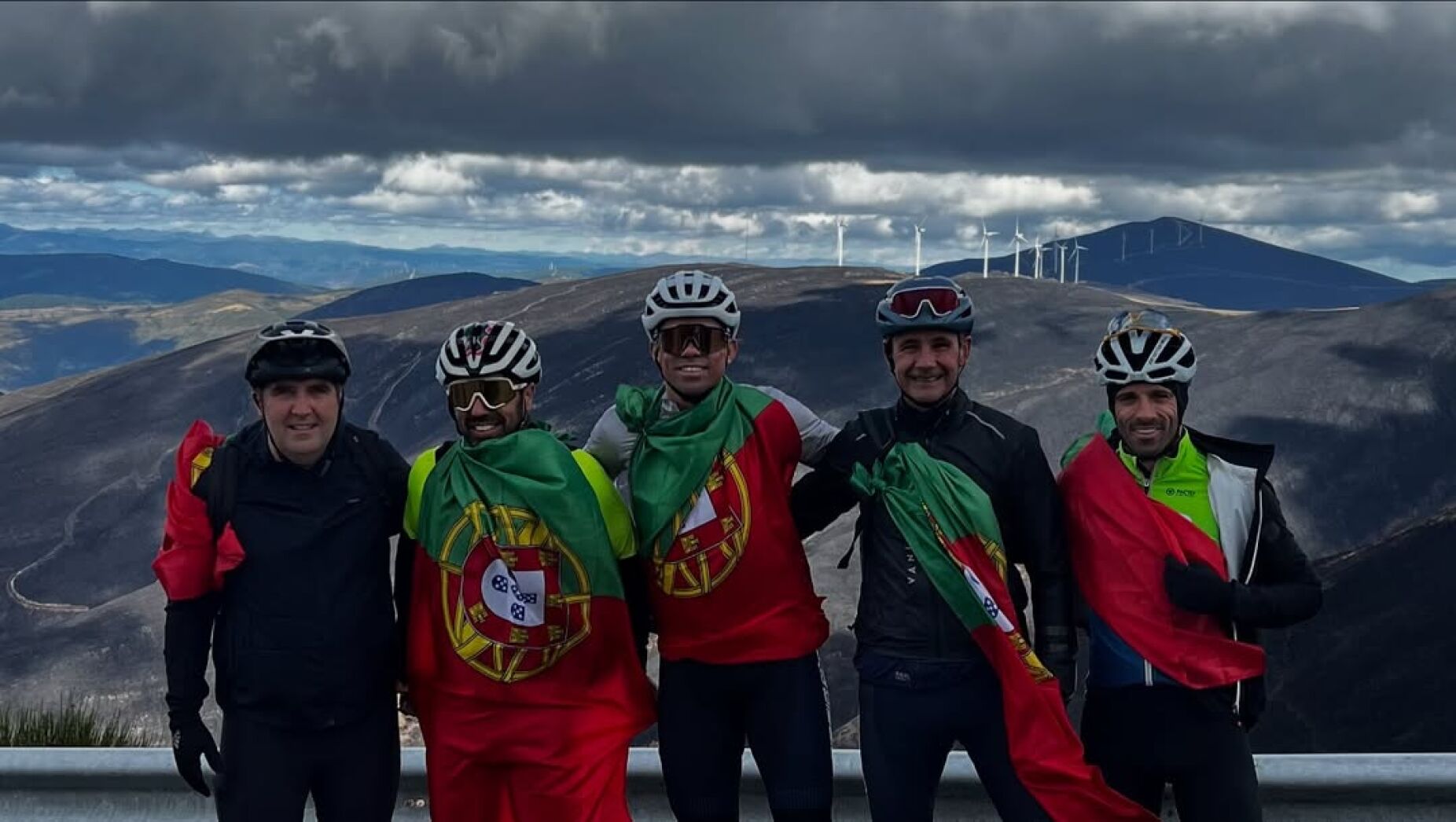 Pepe foi ver a chegada da 17.ª etapa da Volta a Espanha