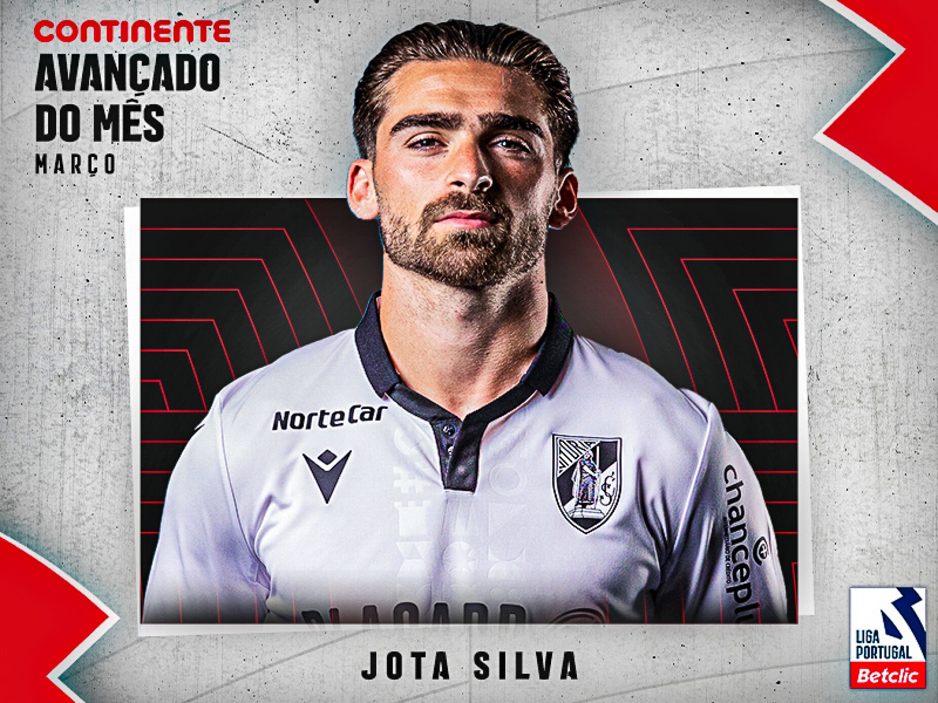 Estreia absoluta: Jota Silva é o Avançado do Mês da I Liga