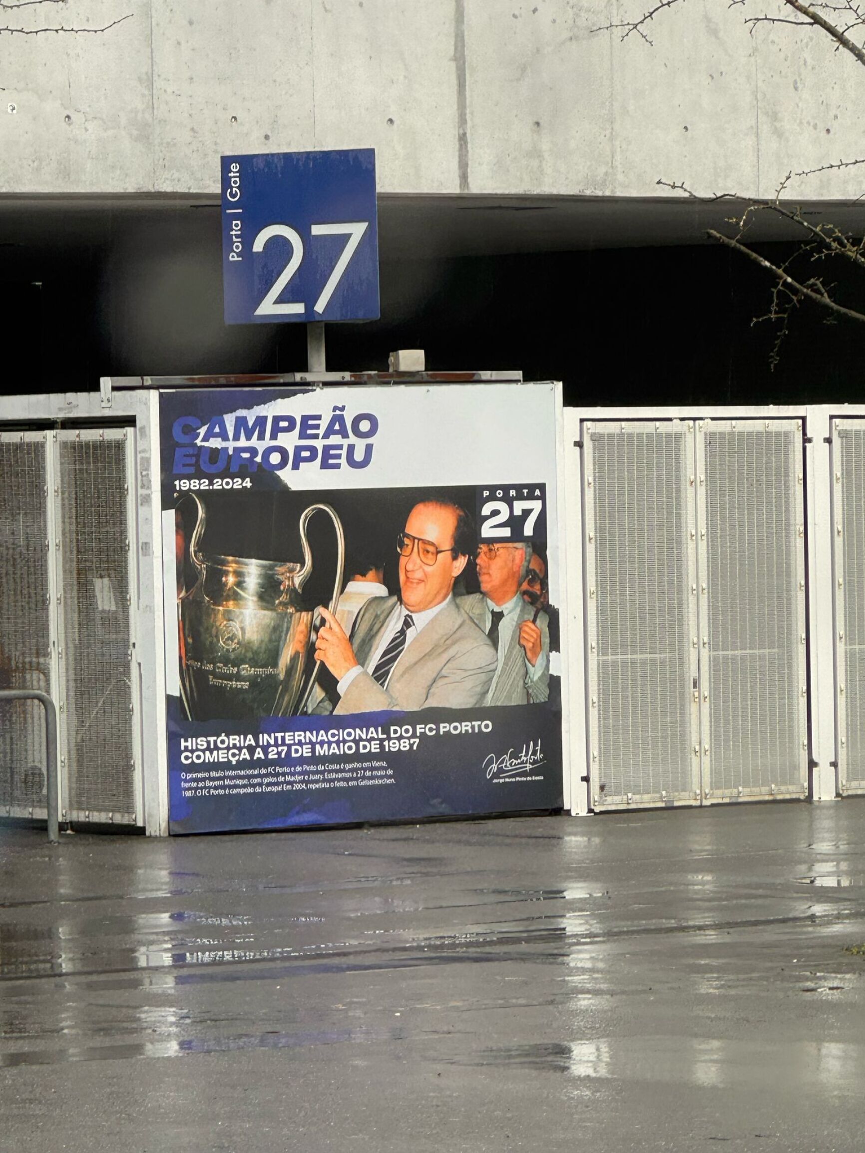 Factos relevantes de Pinto da Costa nas portas do Estádio do Dragão
