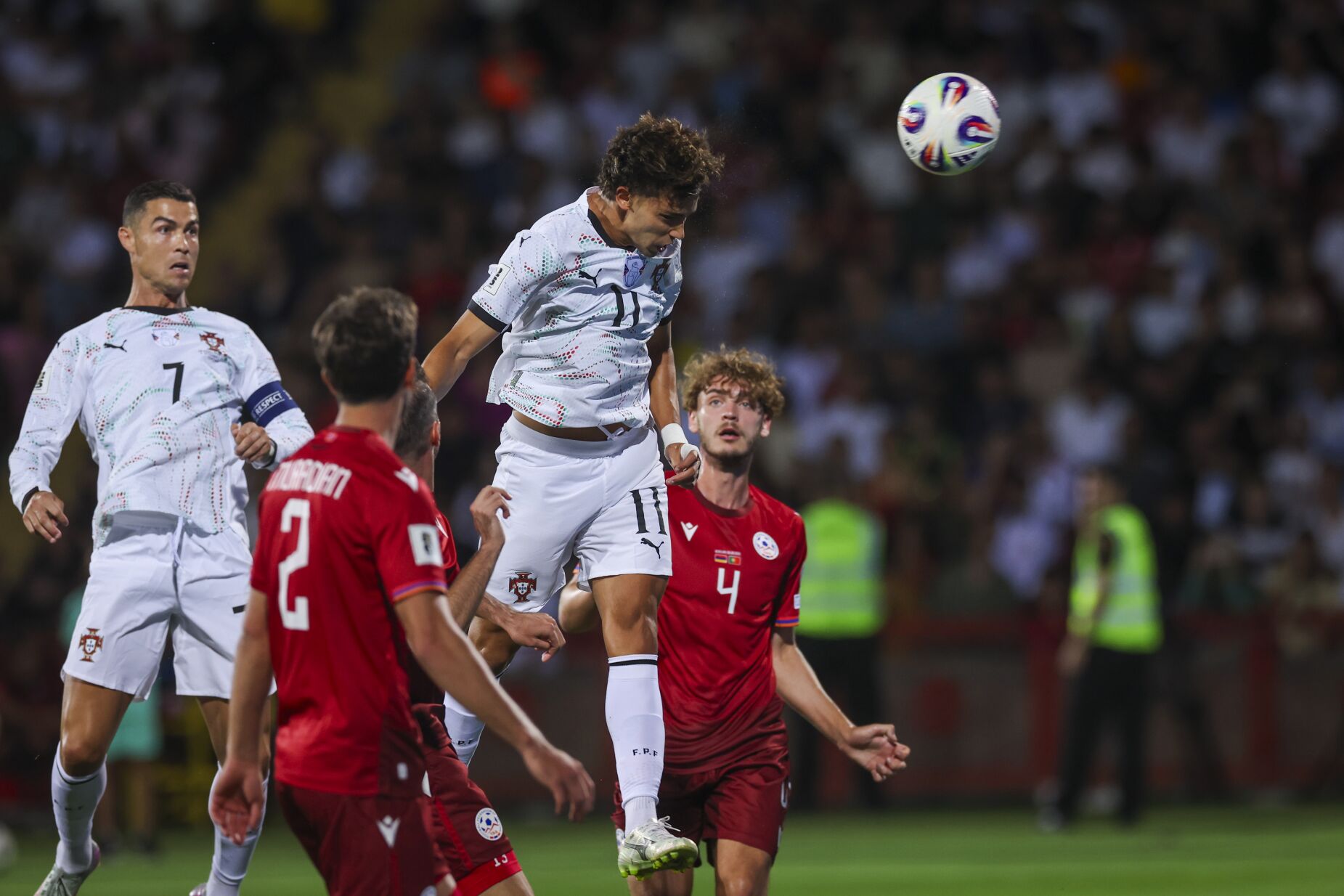Um a um da Seleção na Arménia | Félix, Ronaldo e Cancelo deram corda à goleada