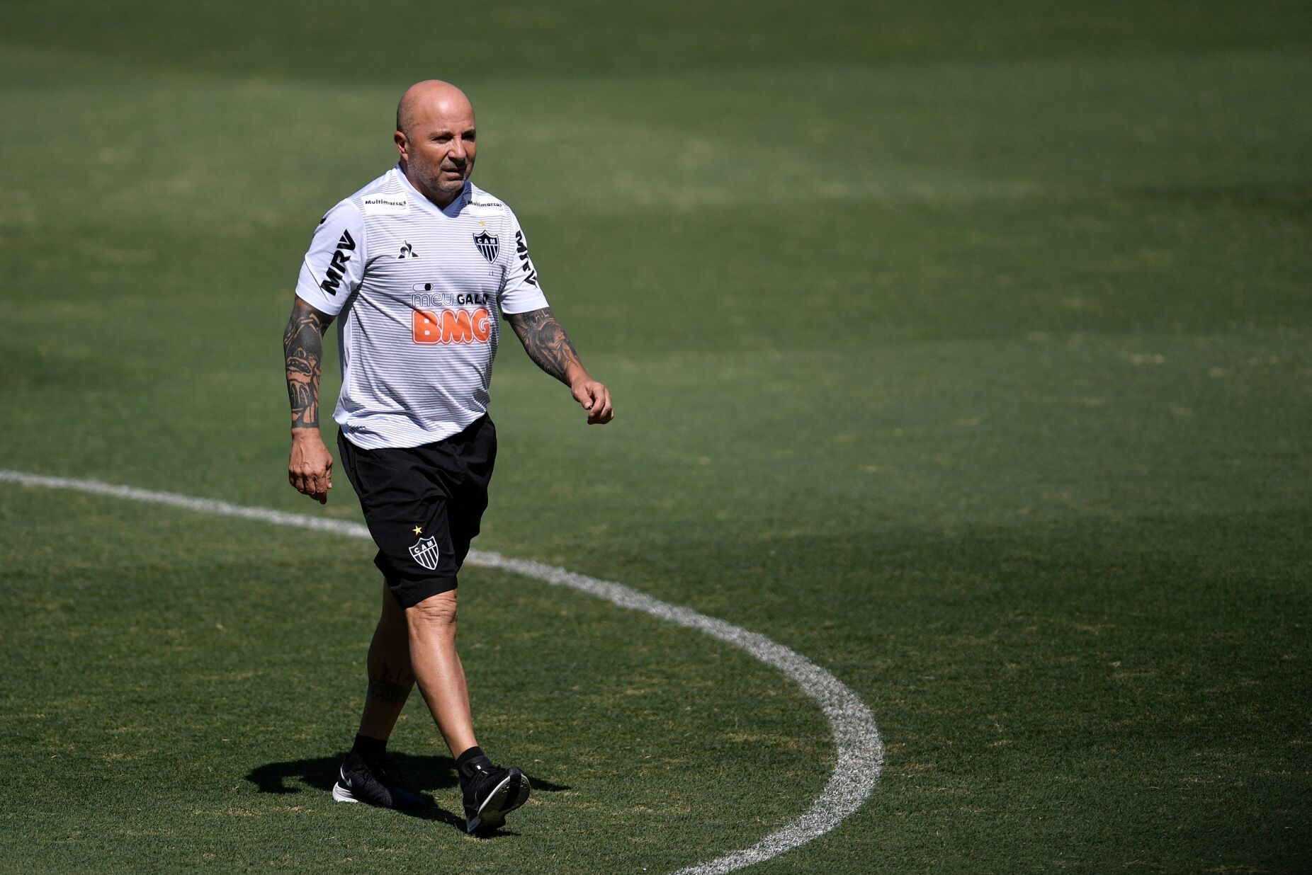 Sampaoli pede "mudança" no Atlético Mineiro: "Há jogadores relaxados..."