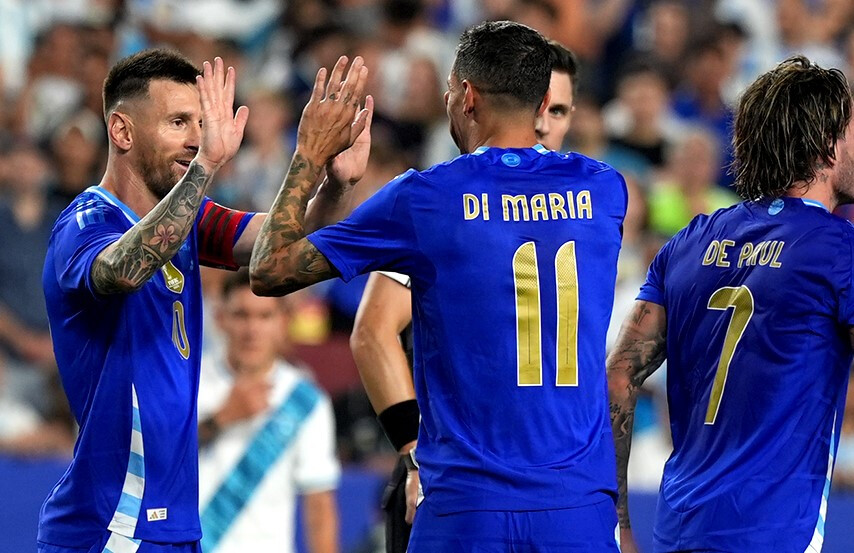 Messi brilha na goleada da Argentina à Guatemala antes da Copa América