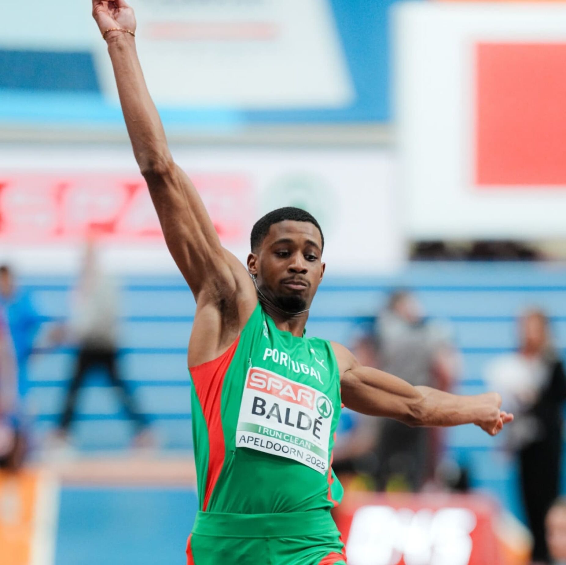 Gerson Baldé quarto no salto em comprimento nos Europeus de atletismo