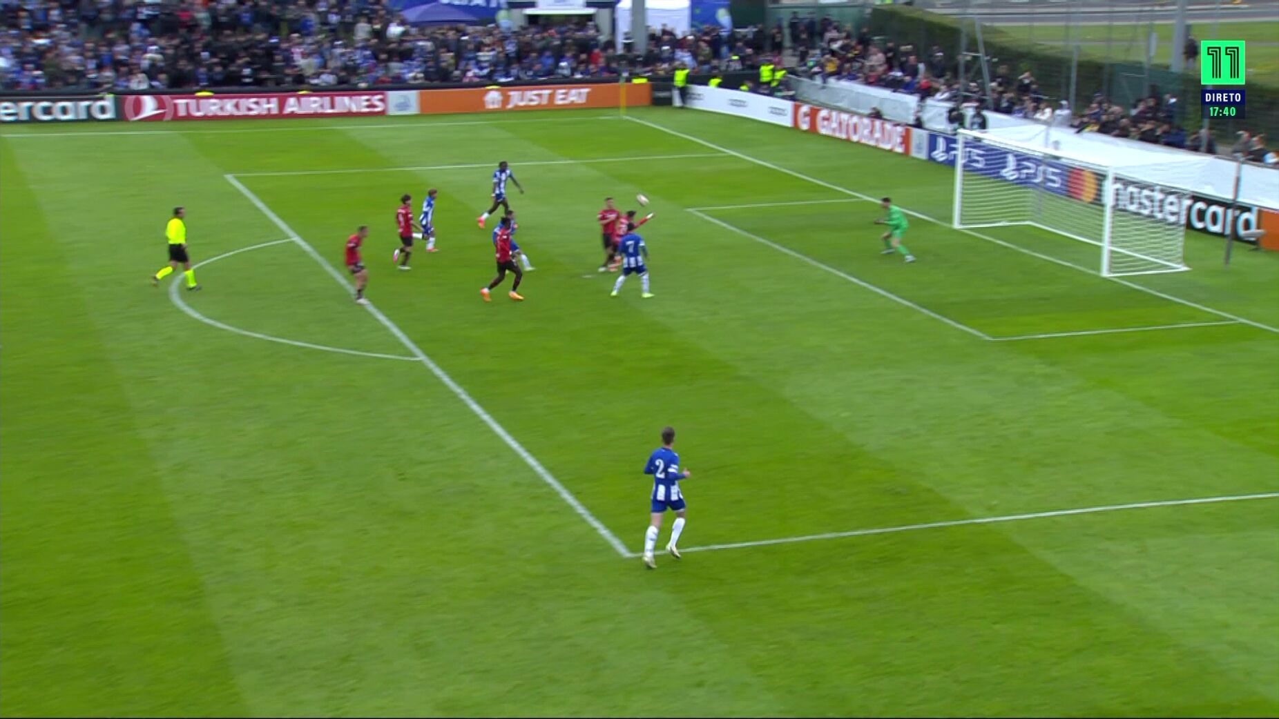 FC Porto-Milan na Youth League: Jorge Meireles empata a partida. Ora veja