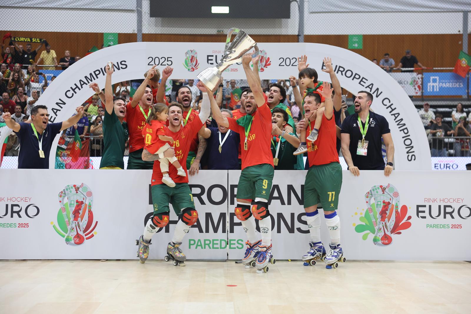 Portugal sagra-se campeão europeu de hóquei em patins pela 22.ª vez
