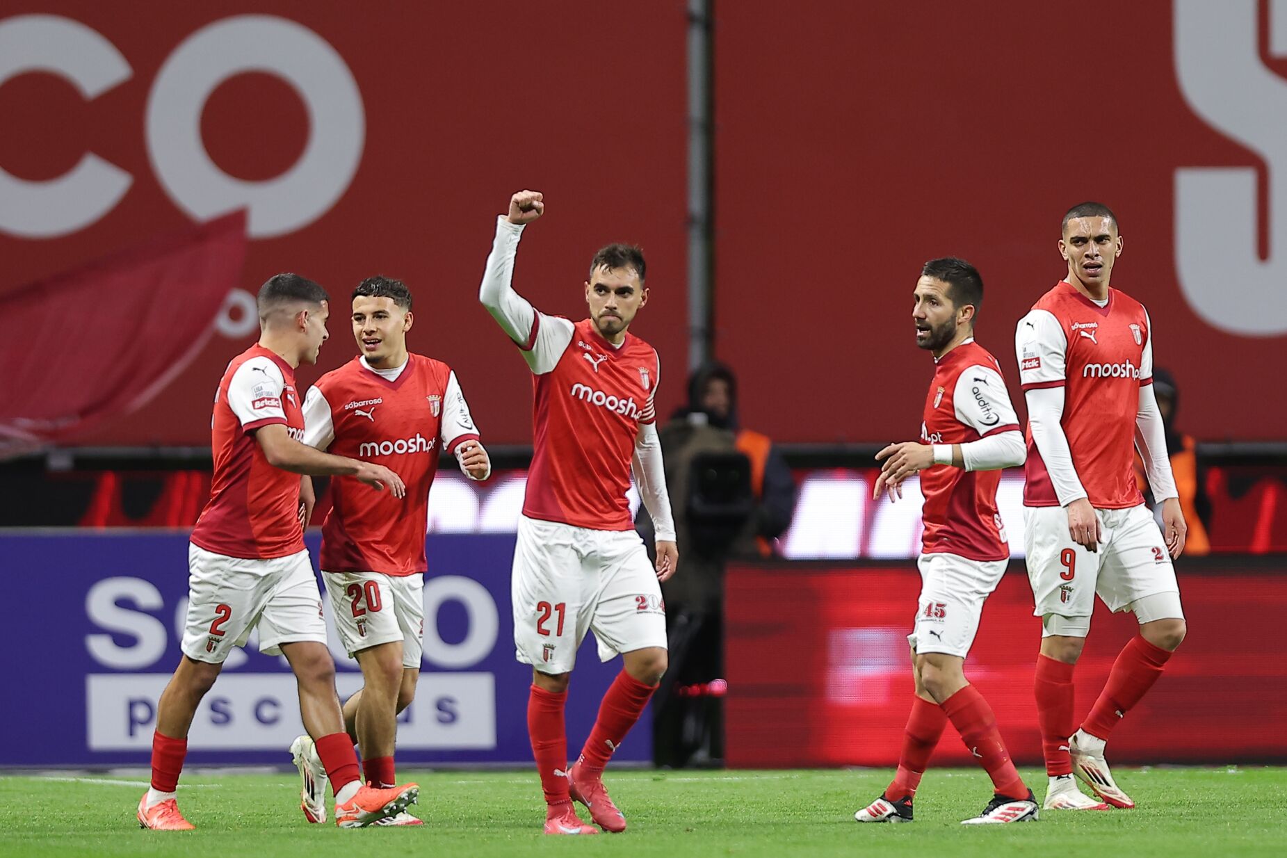 Braga vence por 1-0 e iguala o FC Porto no terceiro lugar do campeonato