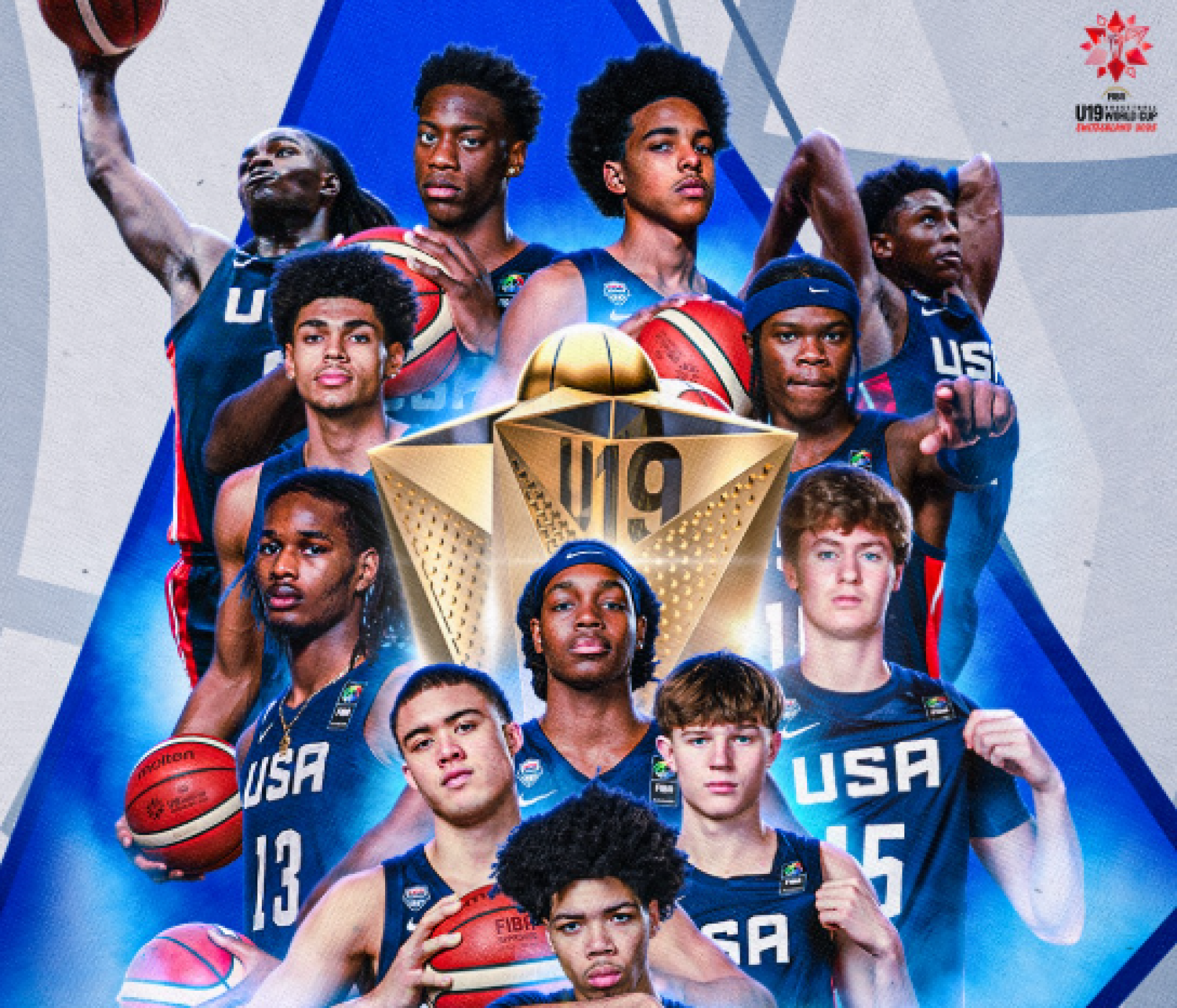 Sub-19: Estados Unidos campeões mundiais de basquetebol pela nona vez