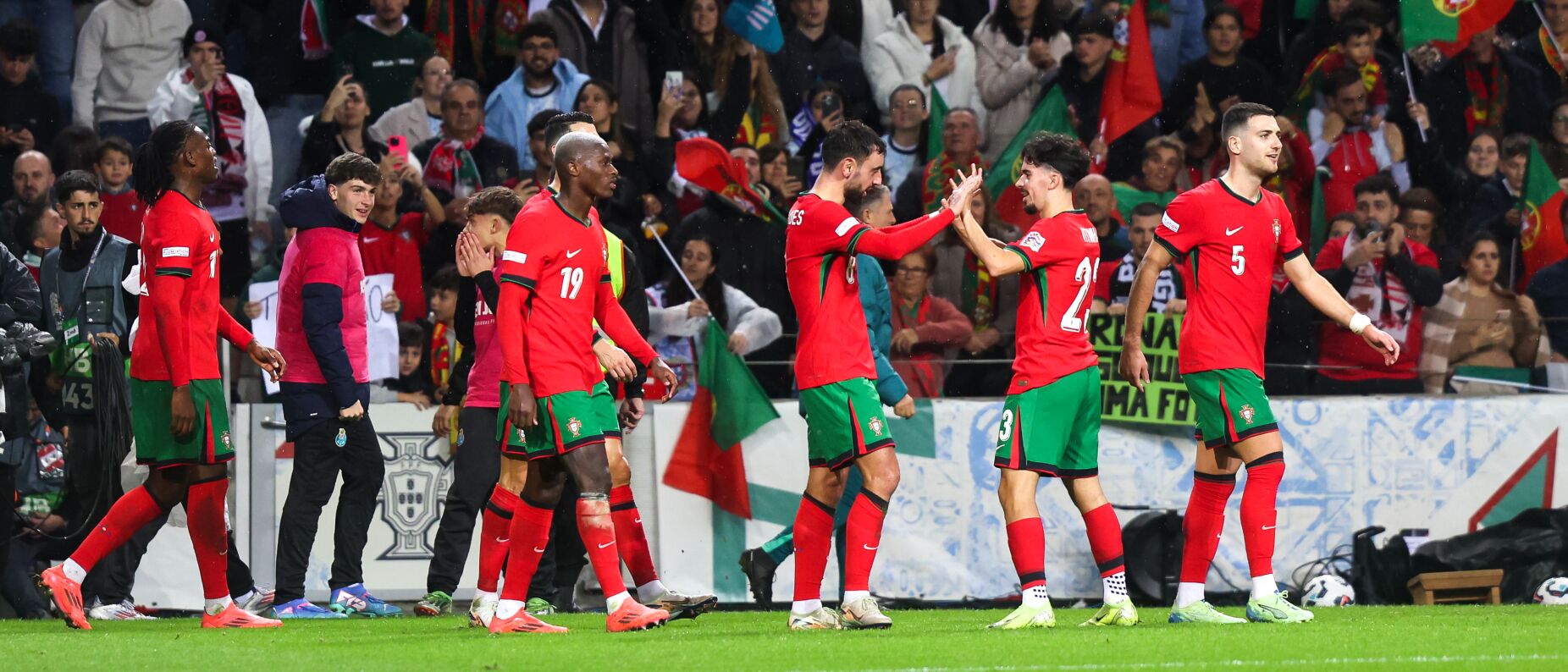 Portugal contra Dinamarca nos quartos de final da Liga das Nações
