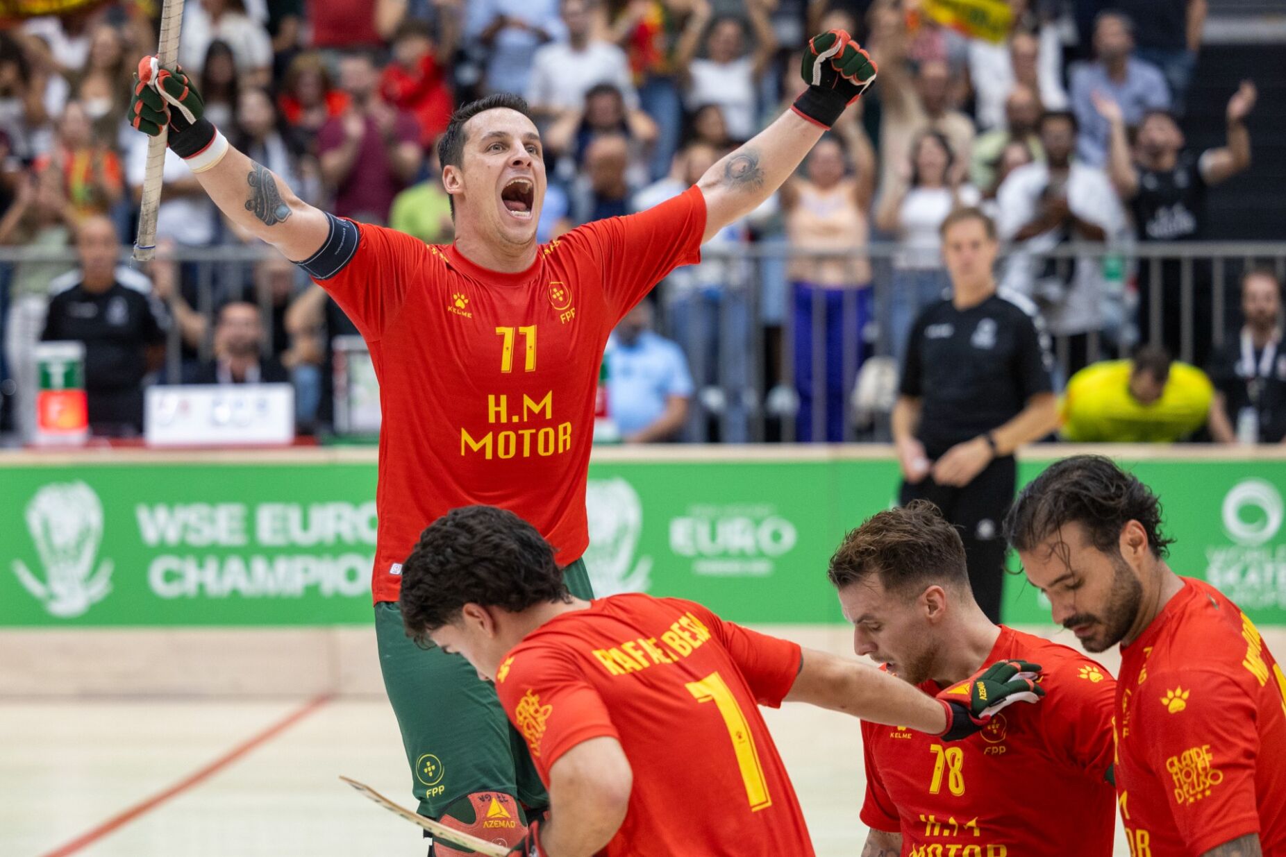Europeu de hóquei: Portugal bate a Espanha nos penáltis e está na final contra a França