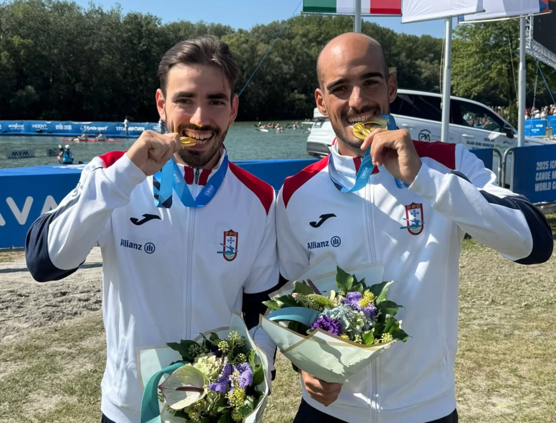 Rui Lacerda e Ricardo Coelho campeões mundiais: "Foi muito bom ouvir A Portuguesa"