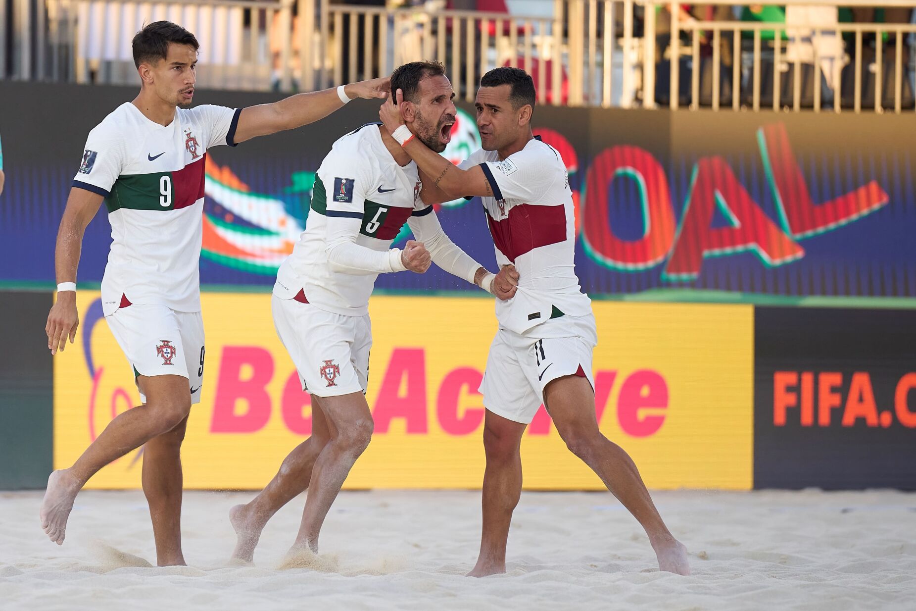 Portugal perde com a Bielorrússia e diz adeus ao Mundial de futebol de praia