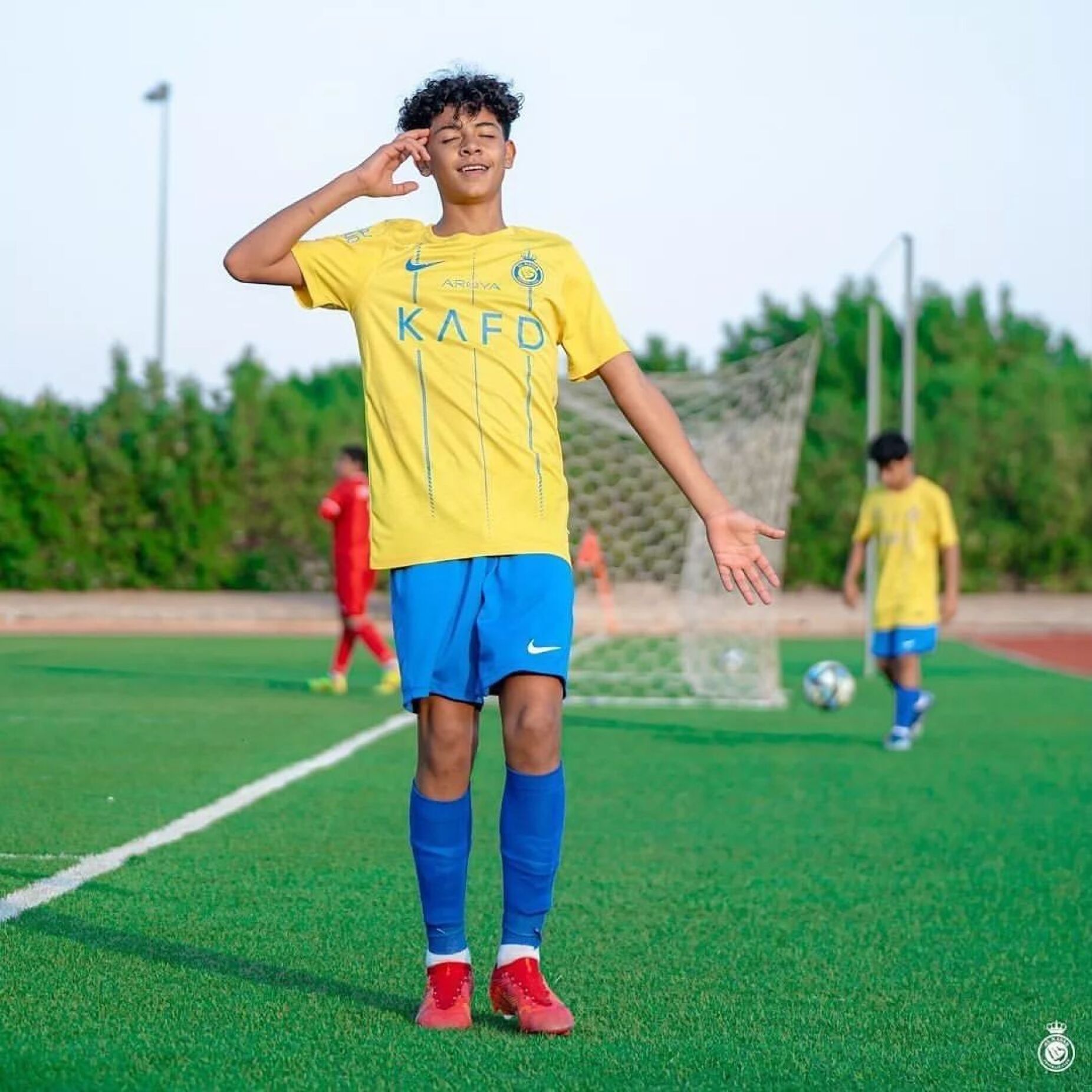 Cristianinho Júnior, filho de Cristiano Ronaldo, foi campeão no Al Nassr