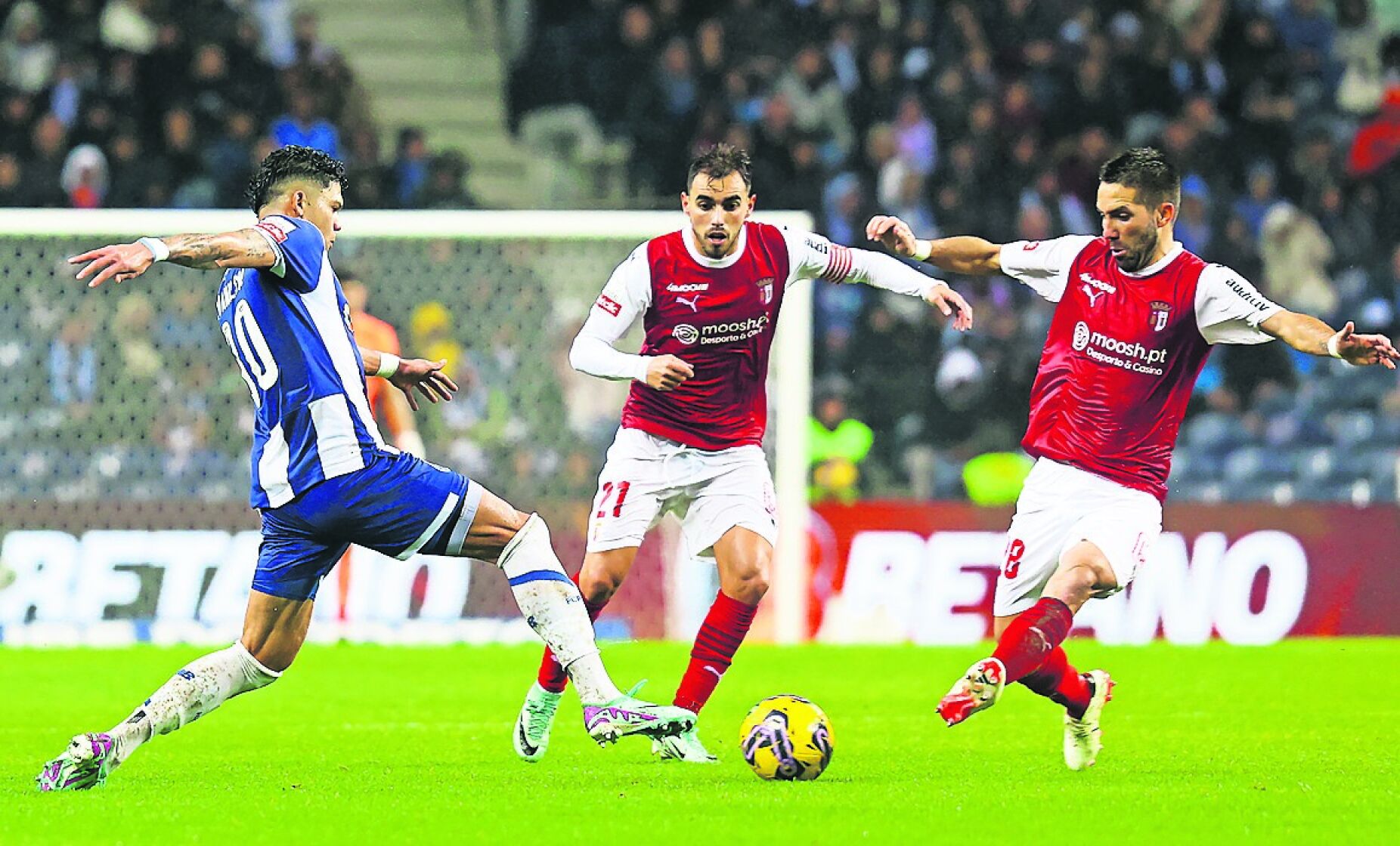 Braga apenas terminou à frente do FC Porto sob comando de Domingos Paciência