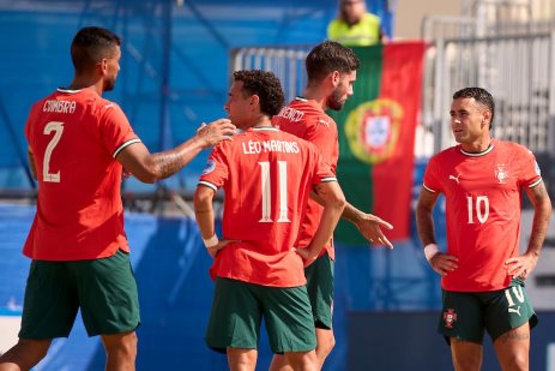 Portugal bate França e luta pelo quinto lugar Liga Europeia de futebol de praia