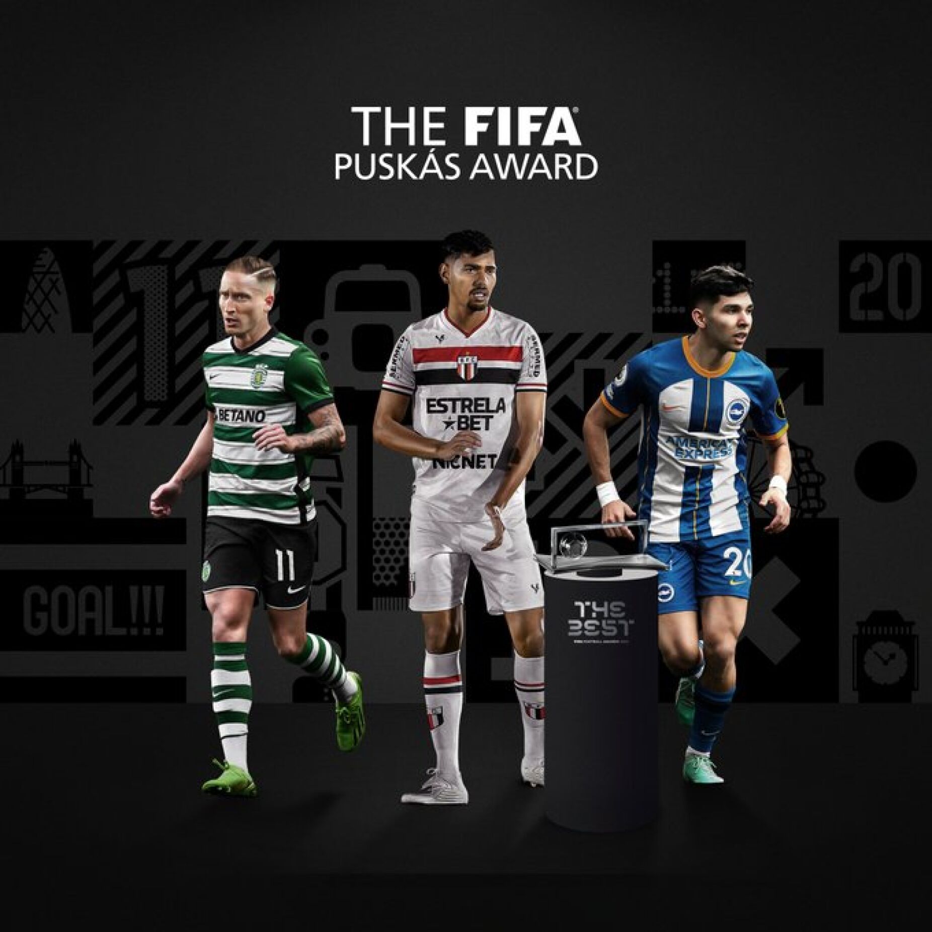 Três jogadores do Sporting entre os nomeados para Melhor Jogador