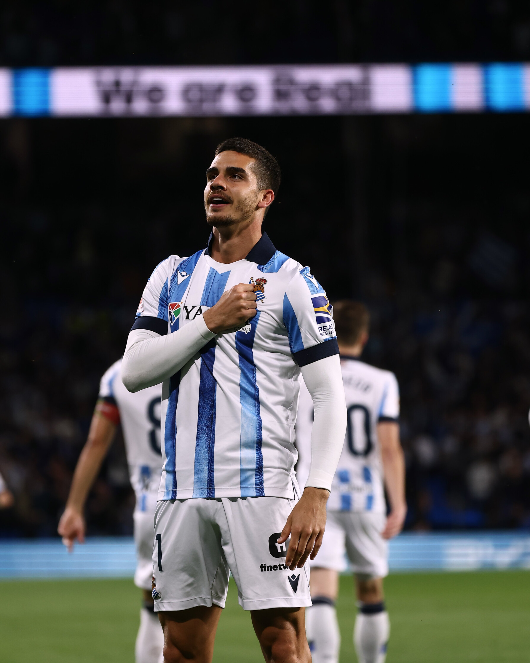 André Silva volta ao onze da Real Sociedad com golo. Veja o lance