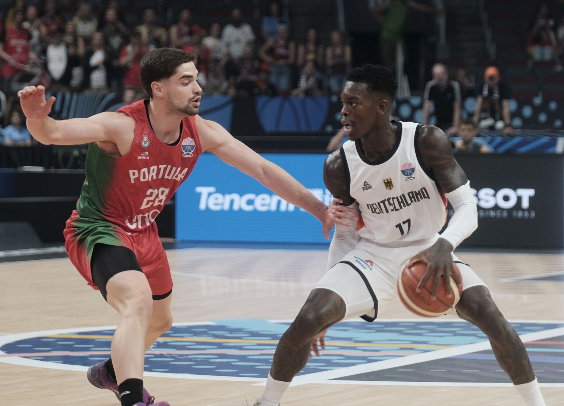 Portugal eliminado pela Alemanha nos oitavos de final do EuroBasket'2025