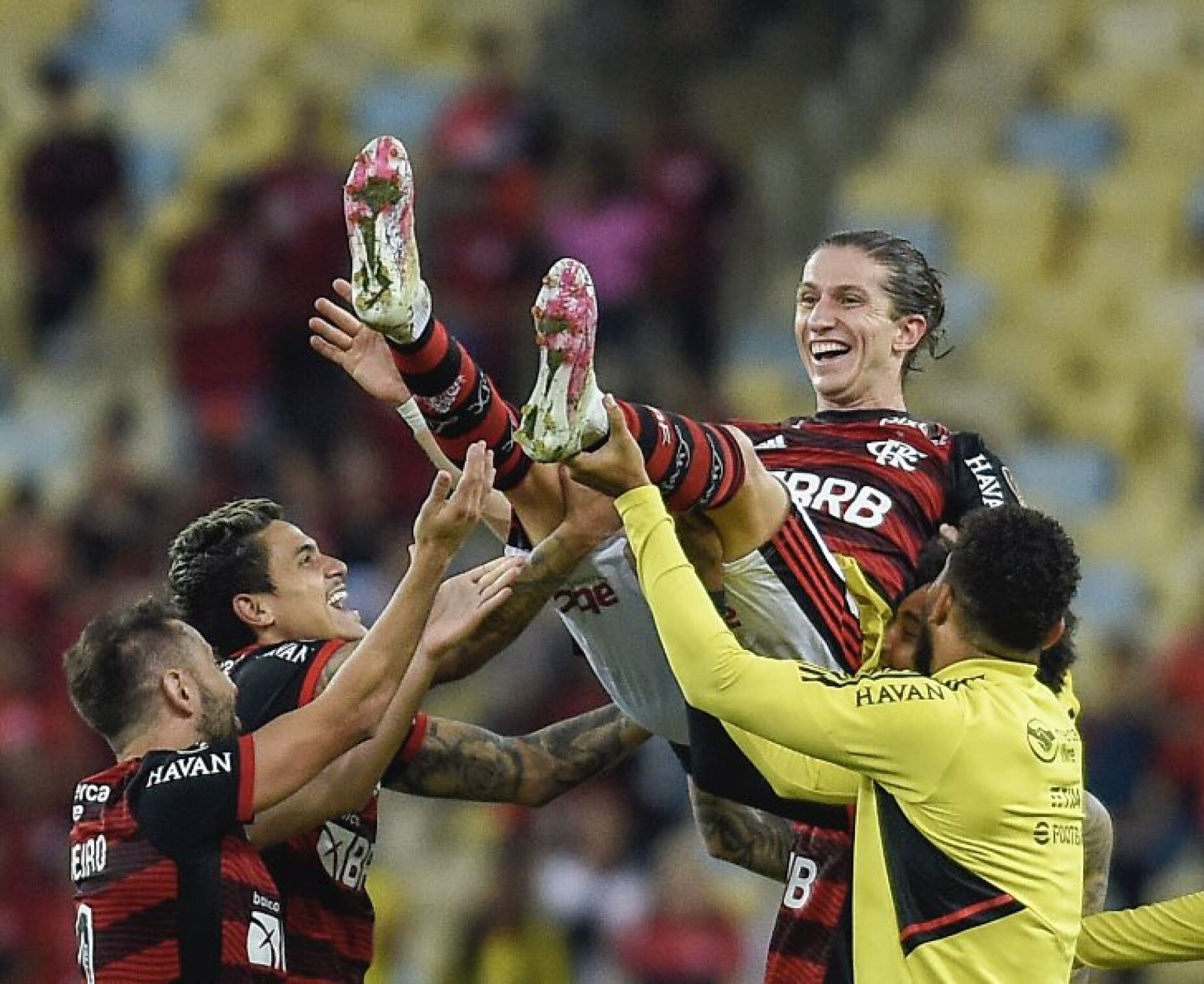 Jogadores do Flamengo SE FOSSEM CARECAS 