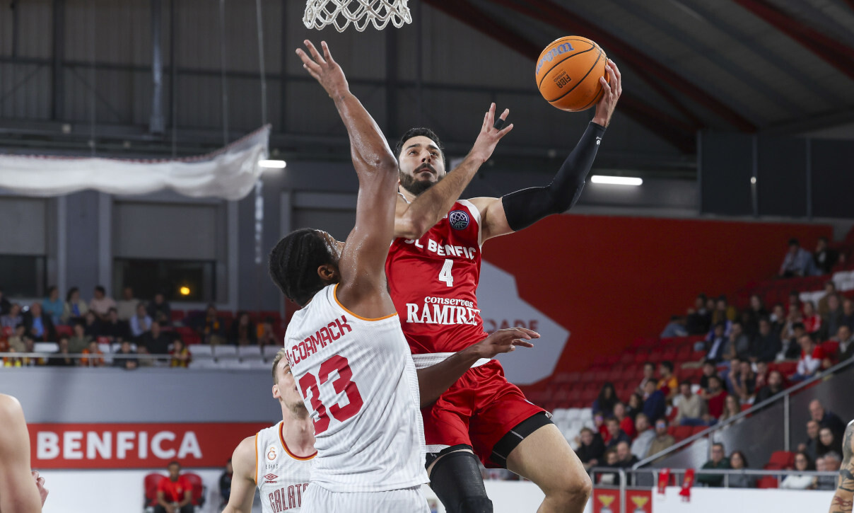 Benfica perde com Galatasaray na Liga dos Campeões de basquetebol