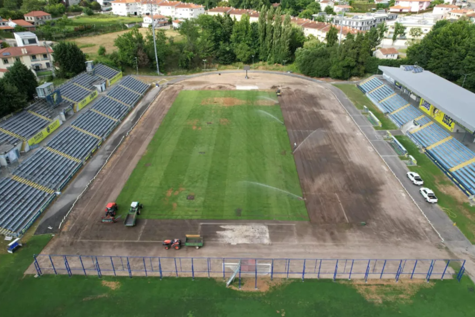 Est&aacute;dio Municipal de Arouca vai ter novo relvado e obras de requalifica&ccedil;&atilde;o