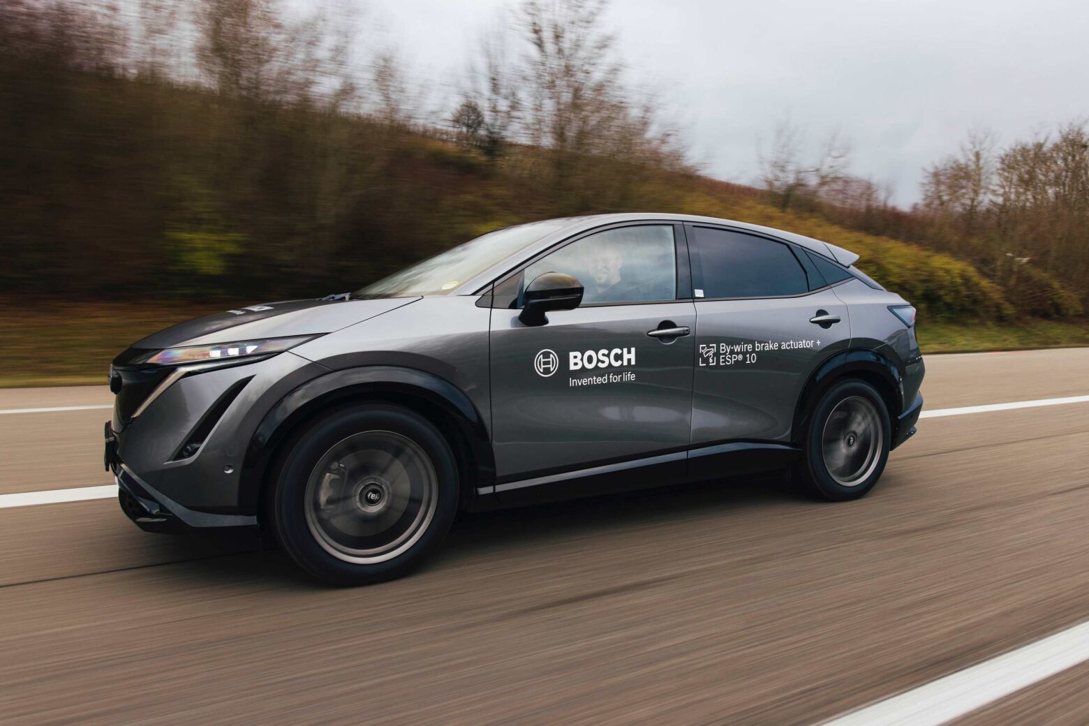 Bosch testa sistema de travagem sem ligação mecânica