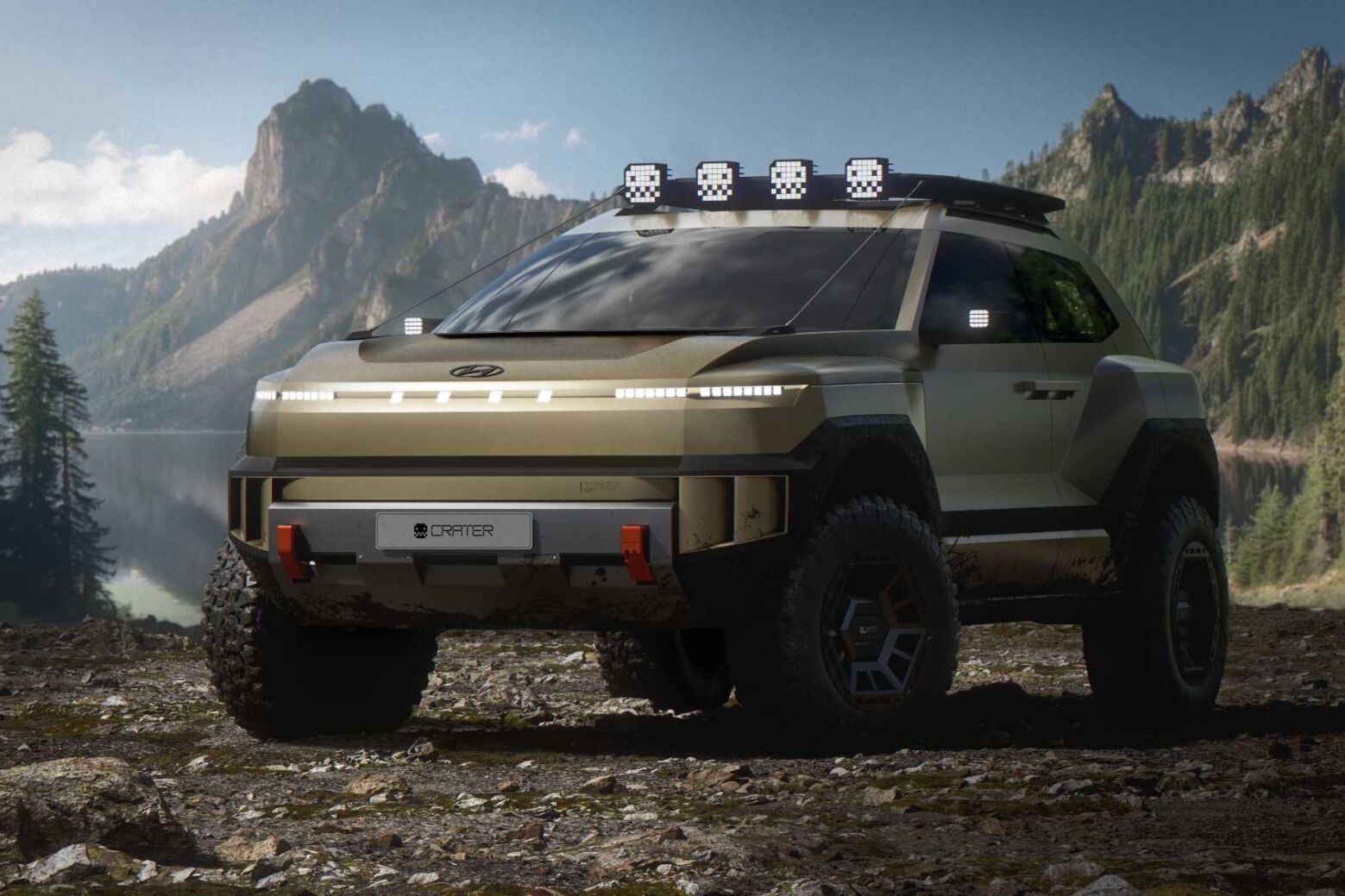 Hyundai CRATER Concept &eacute; o SUV para sobreviver ao fim do mundo