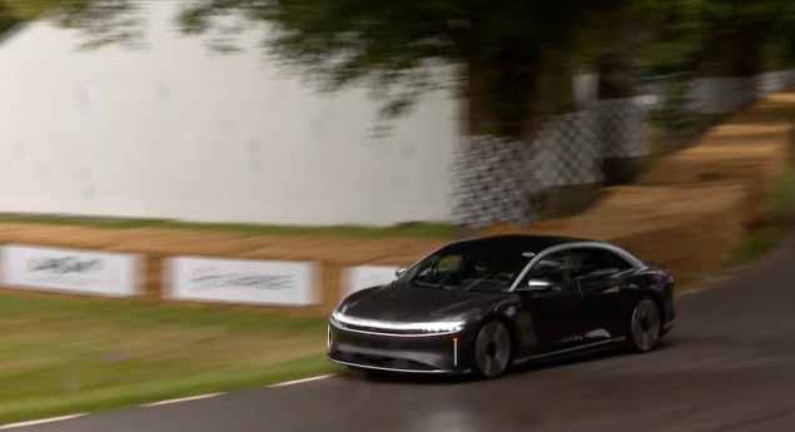 Goodwood. Lucid Air foi o carro de produção mais rápido na famosa rampa