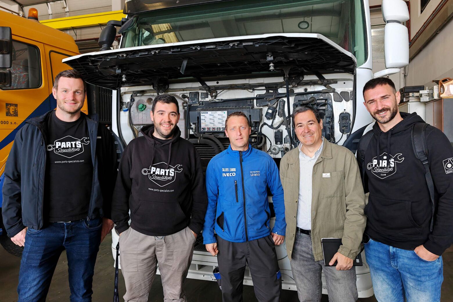Parts Specialists visitam oficinas do sul da Europa
