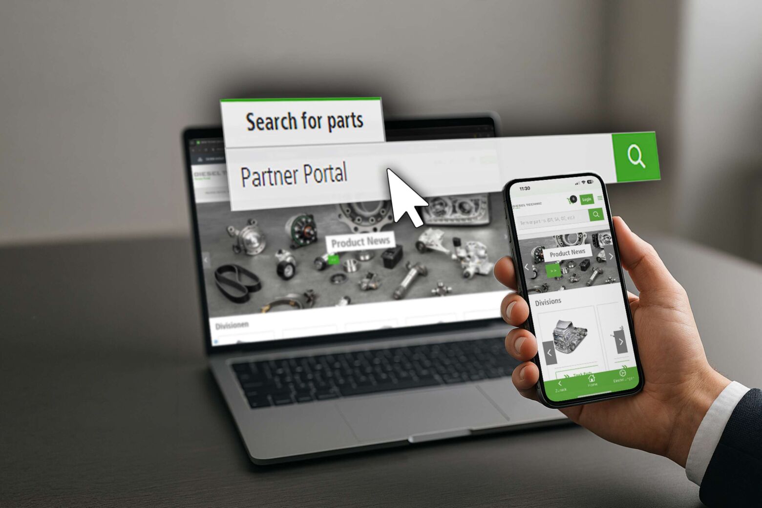 Diesel Technic: Partner Portal tem novas funções de busca