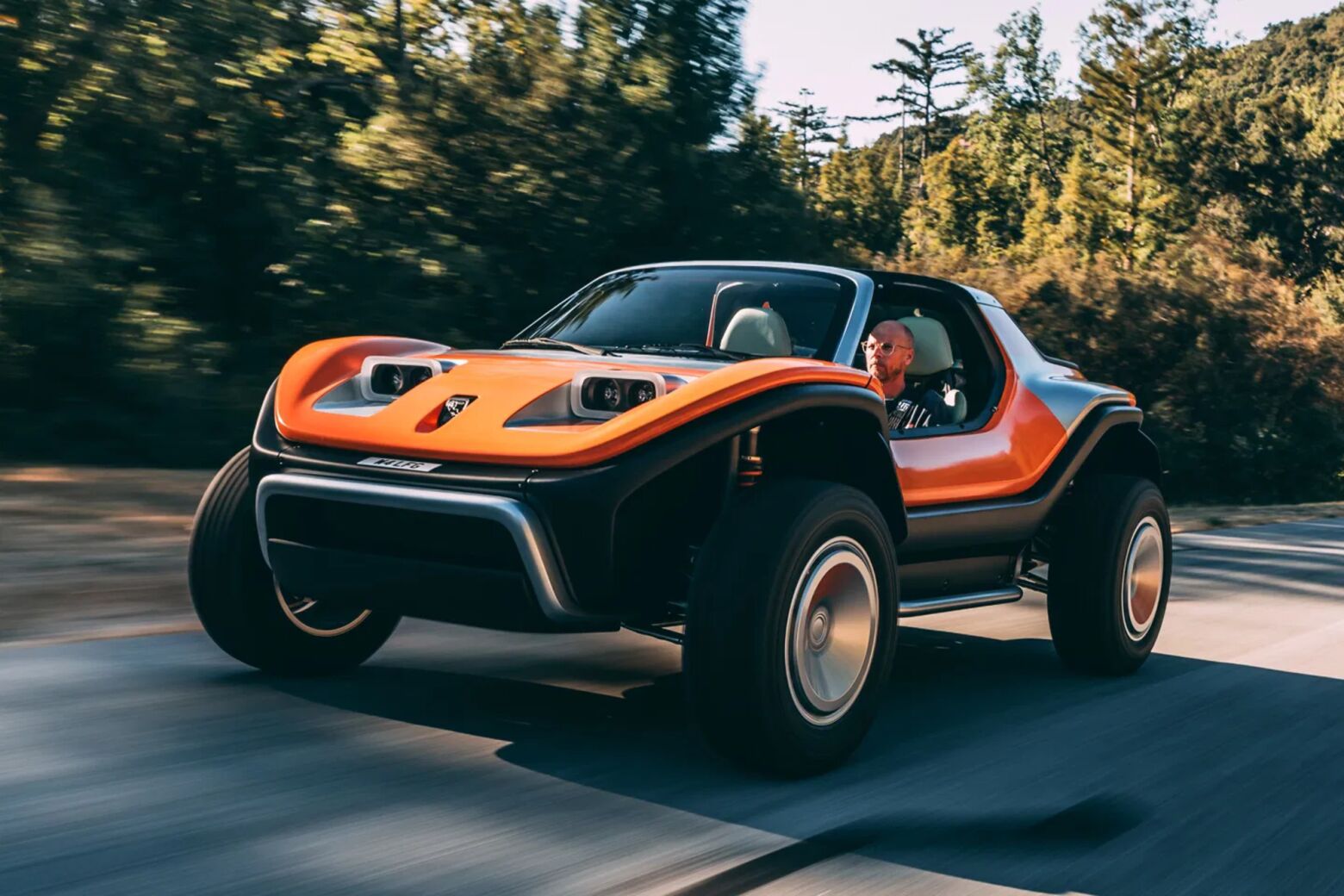 Buggy Meyers Manx LFG tem três diferenciais e um motor flat-six