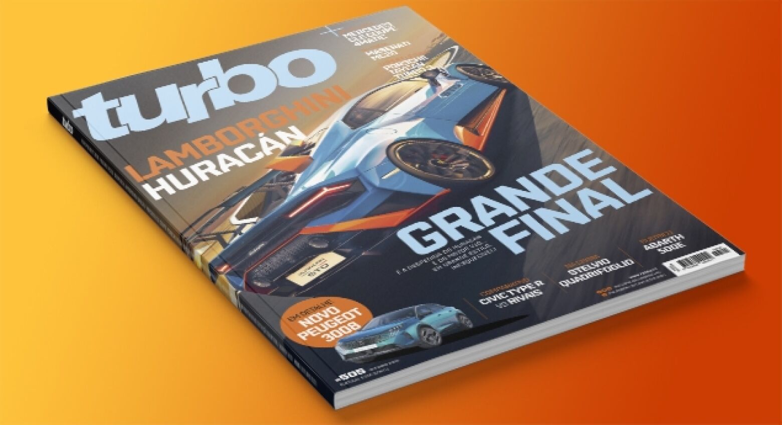 Com adrenalina em alta. Revista Turbo de outubro já está nas bancas