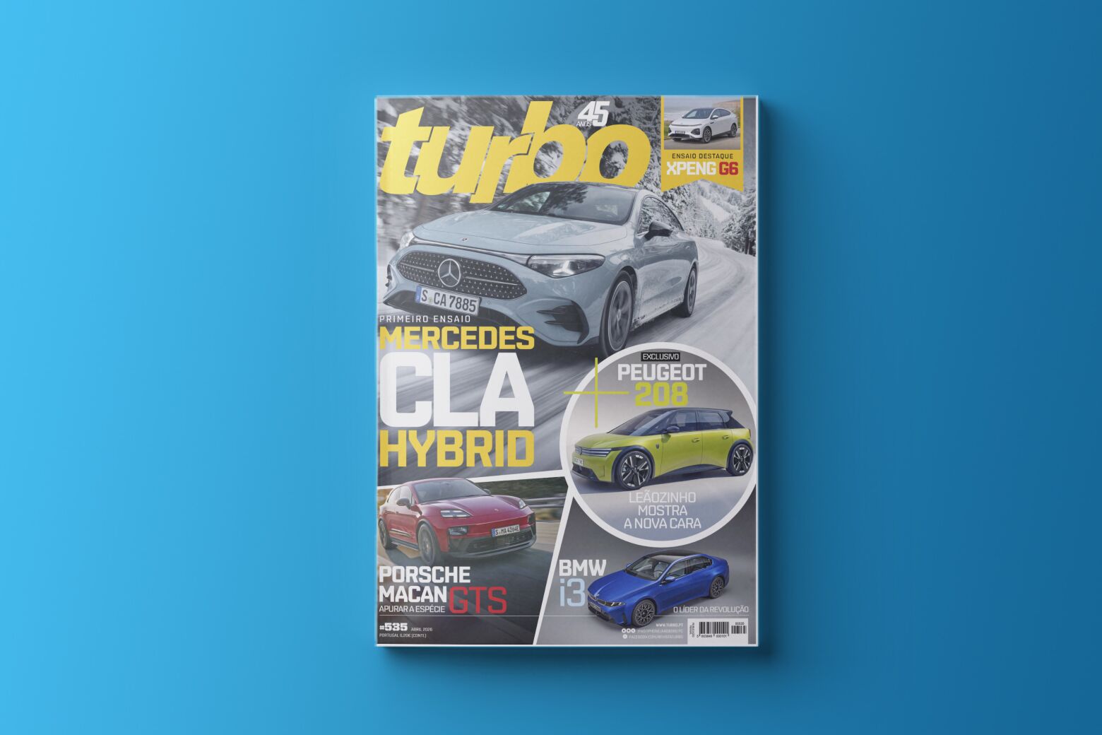 Já nas bancas a edição de abril da revista Turbo