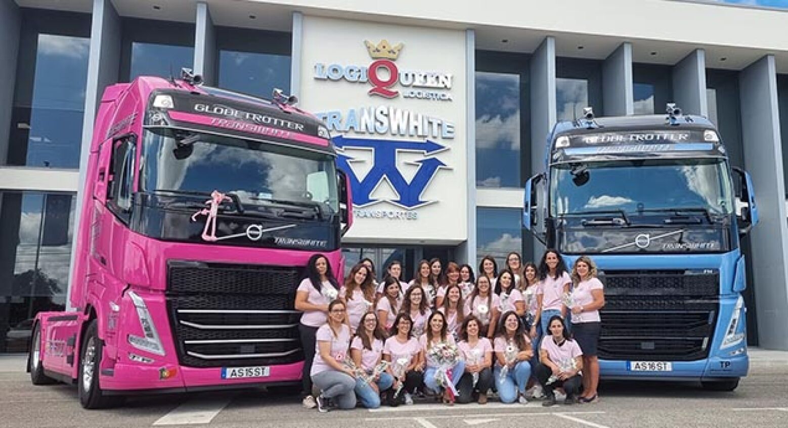 Transwhite. Dois novos camiões Volvo FH prestam tributo às mulheres