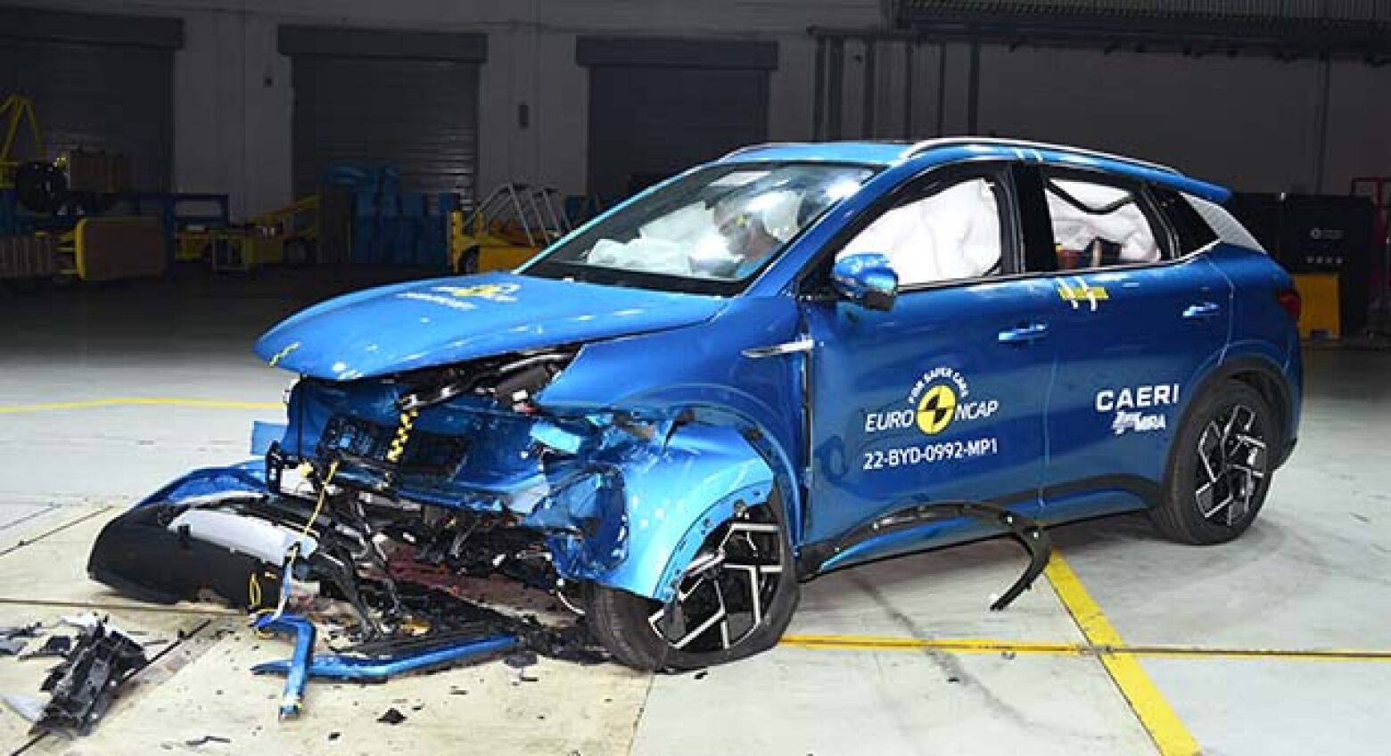 BYD Atto 3 recebe cinco estrelas nos testes Euro NCAP