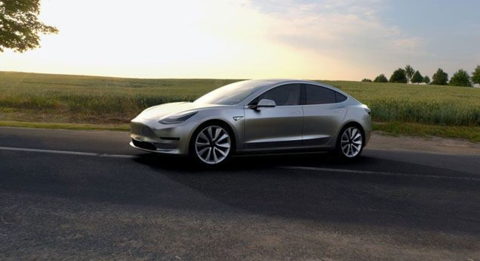 Tesla desvenda o Model 3… mas pouco