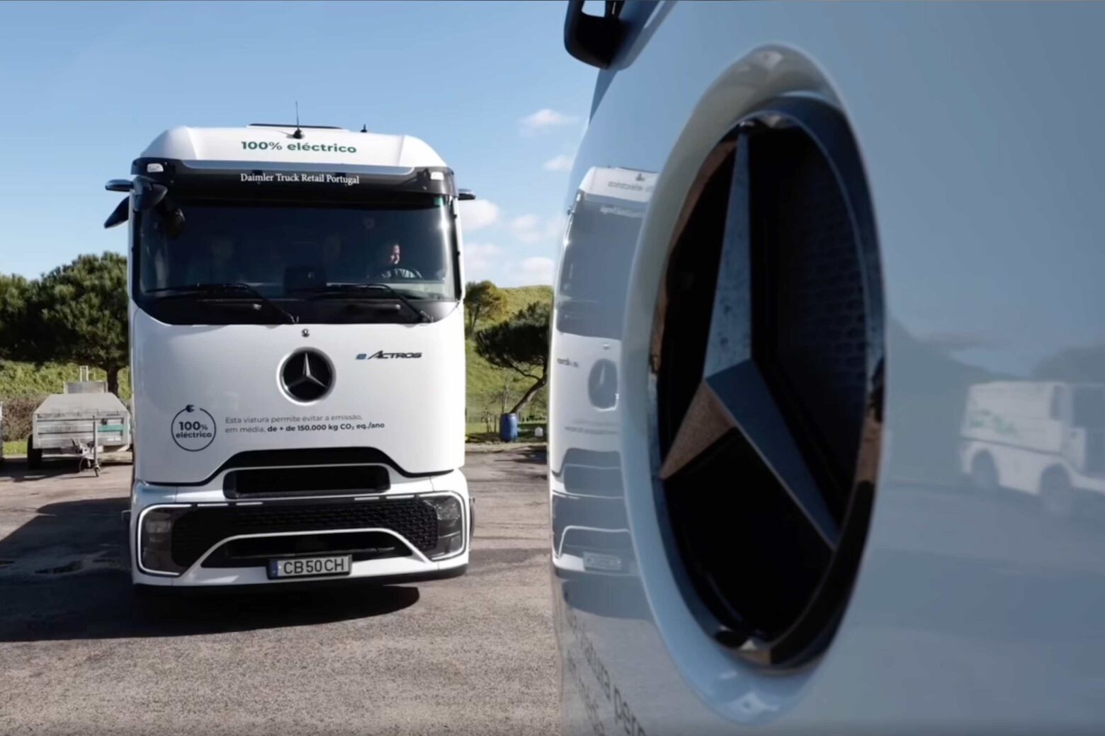 Primeiros Mercedes-Benz eActros 600 v&ecirc;m para a Tratolixo