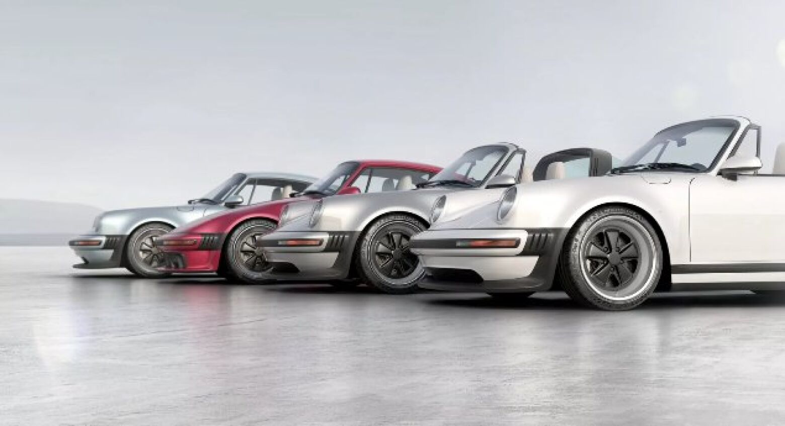 50 anos de 911. Singer quer festejar com quatro variantes do 930 Turbo