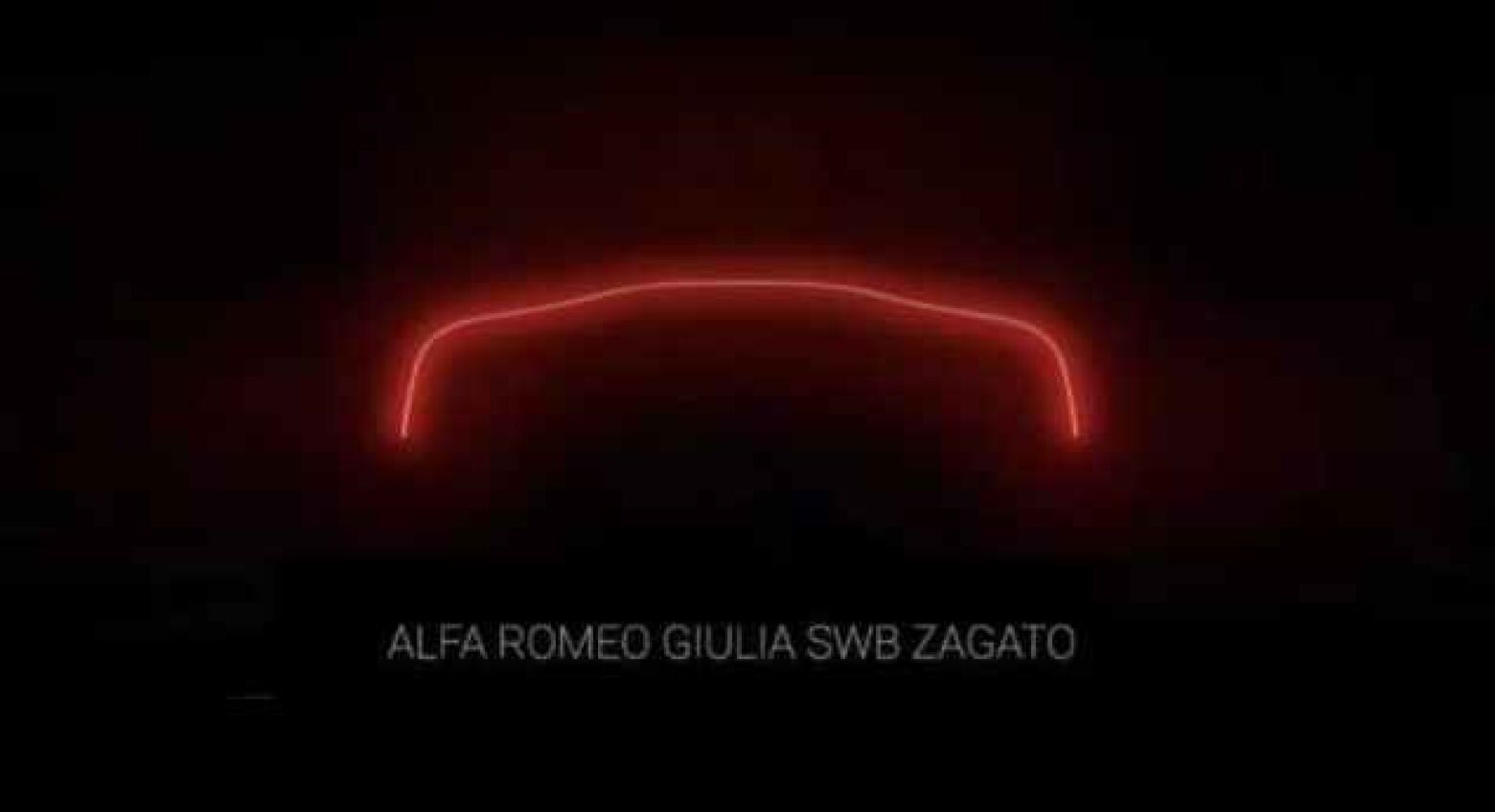 Pimeiro teaser. Novo desportivo da Alfa Romeo chamar-se-á Giulia SWB Zagato