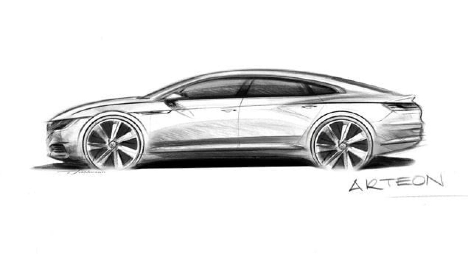 Volkswagen Arteon antevisto em vídeo