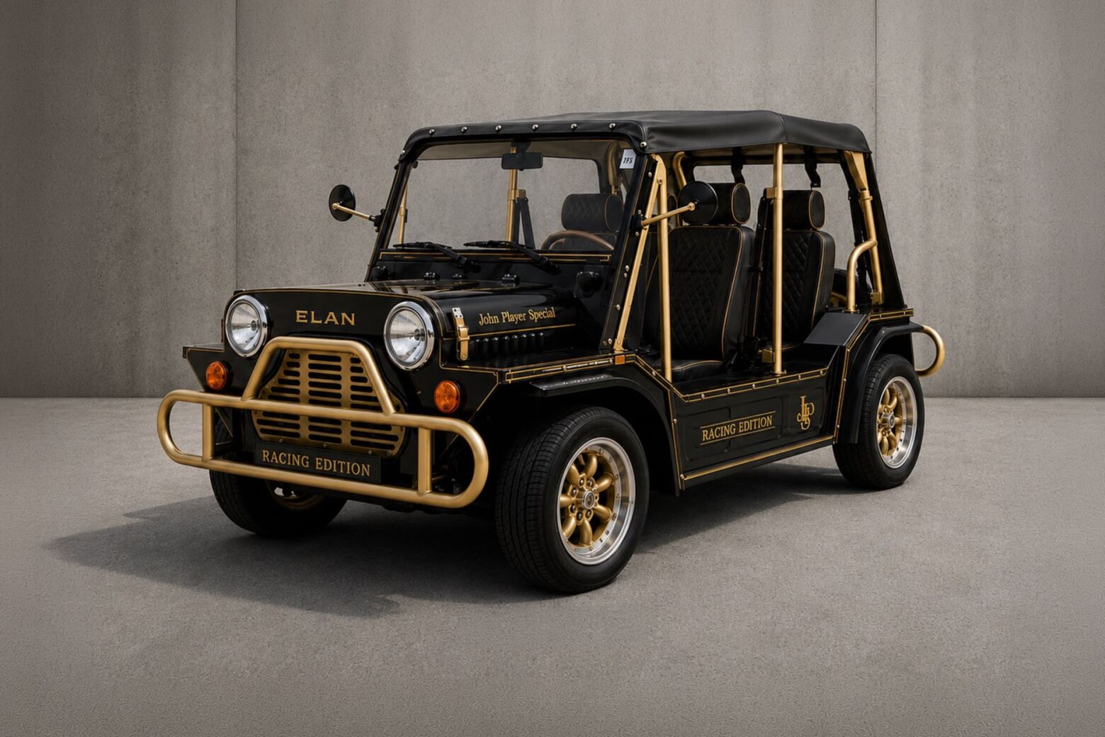 Mini Moke renasce com motores el&eacute;trico e a gasolina