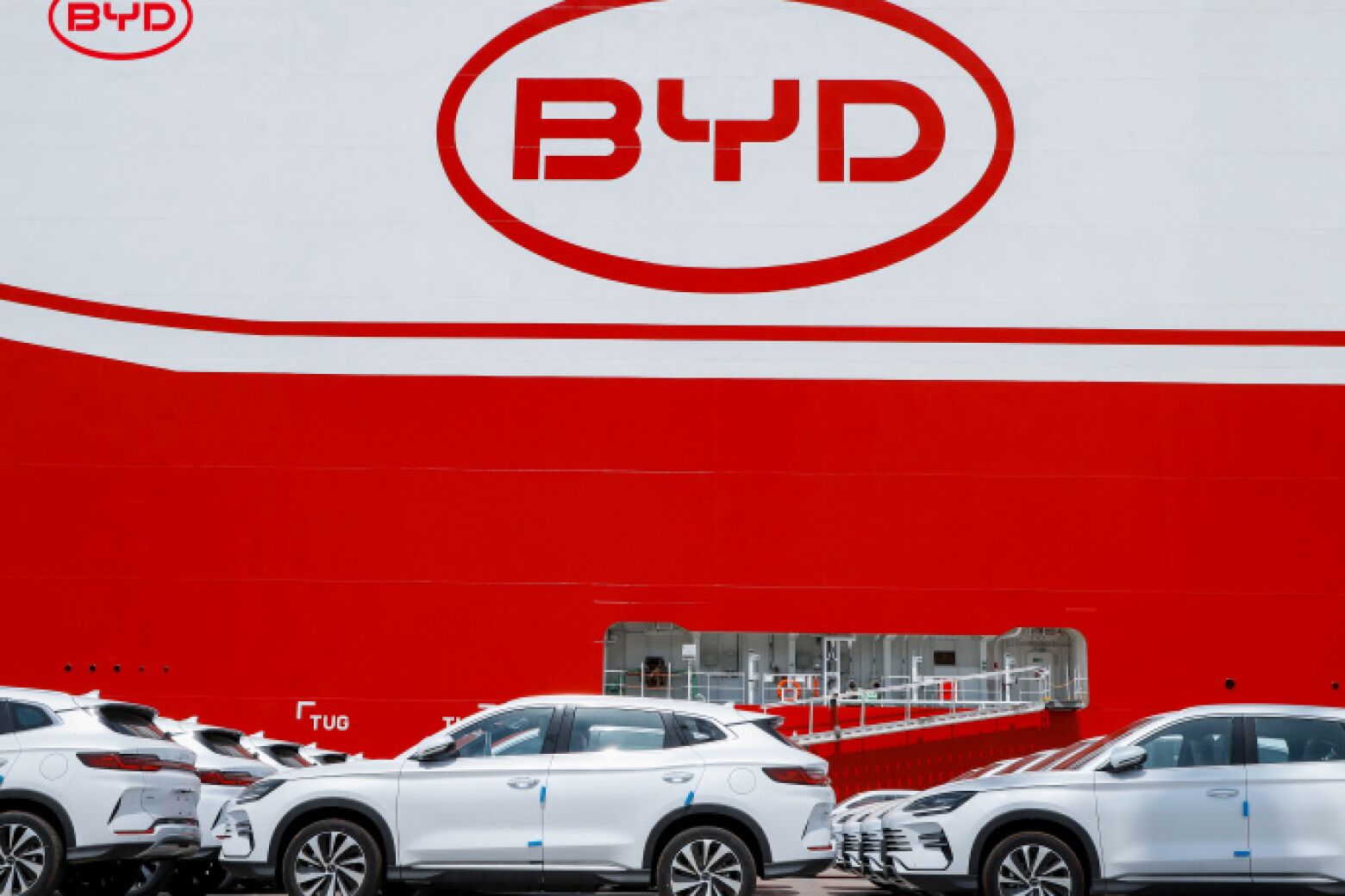 BYD supera Tesla nas vendas de carros el&eacute;tricos na Uni&atilde;o Europeia