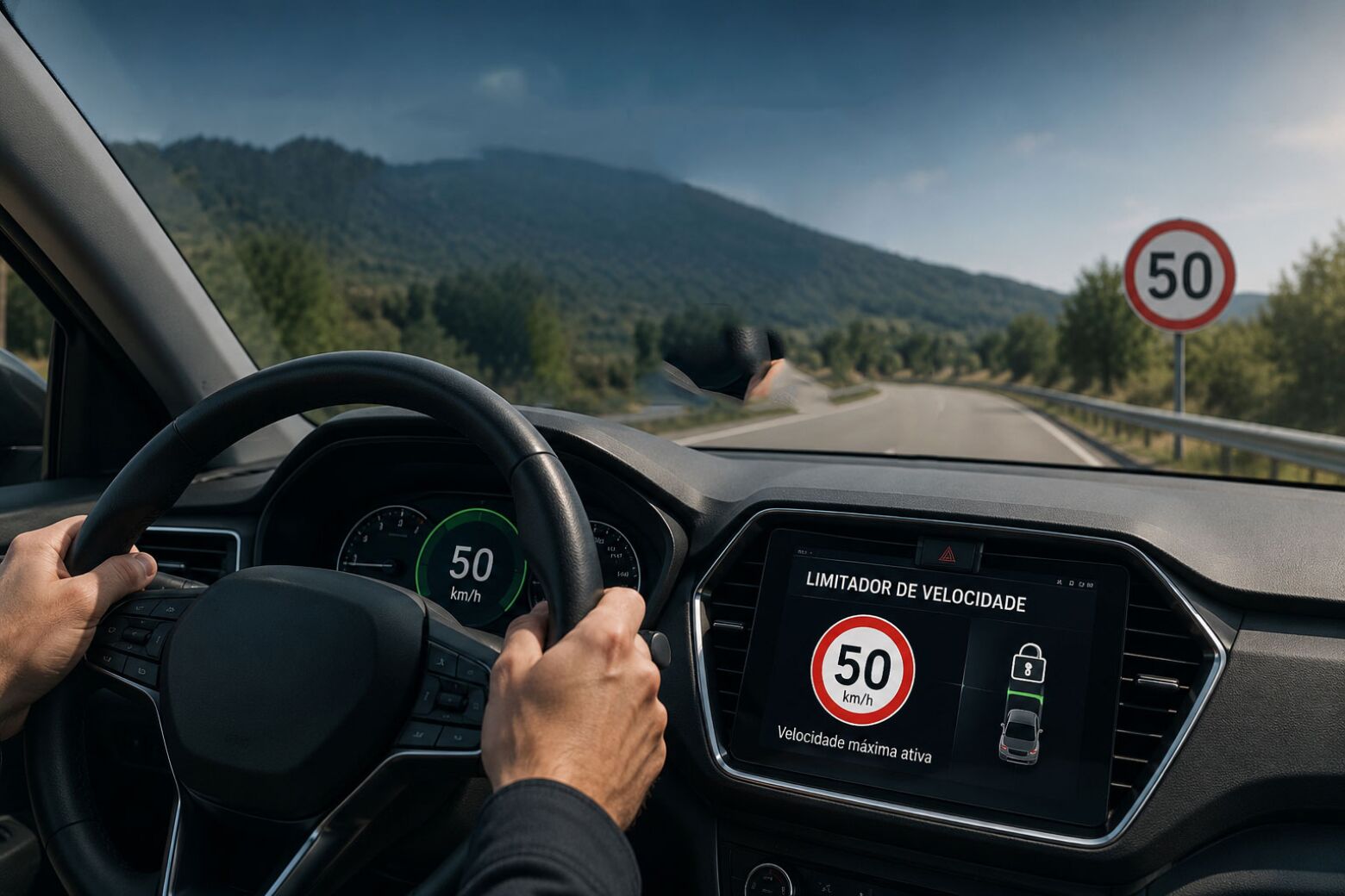 UE estuda limitar automaticamente a velocidade nos automóveis