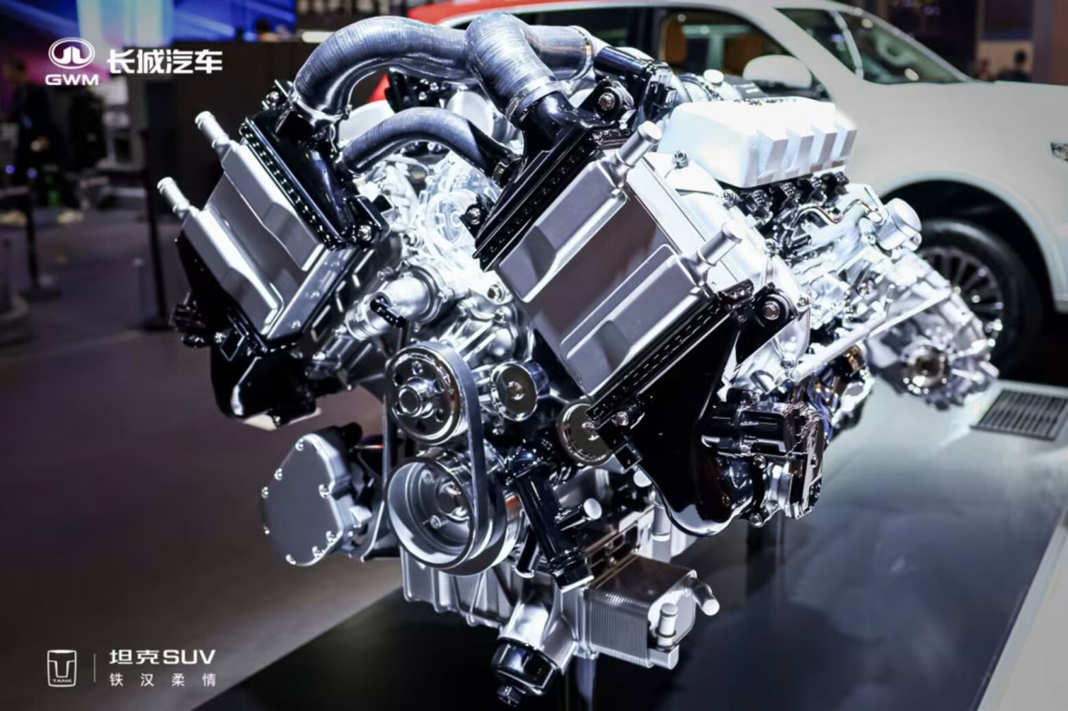 Fabricante chinesa GWM revela novo motor V8 biturbo h&iacute;brido