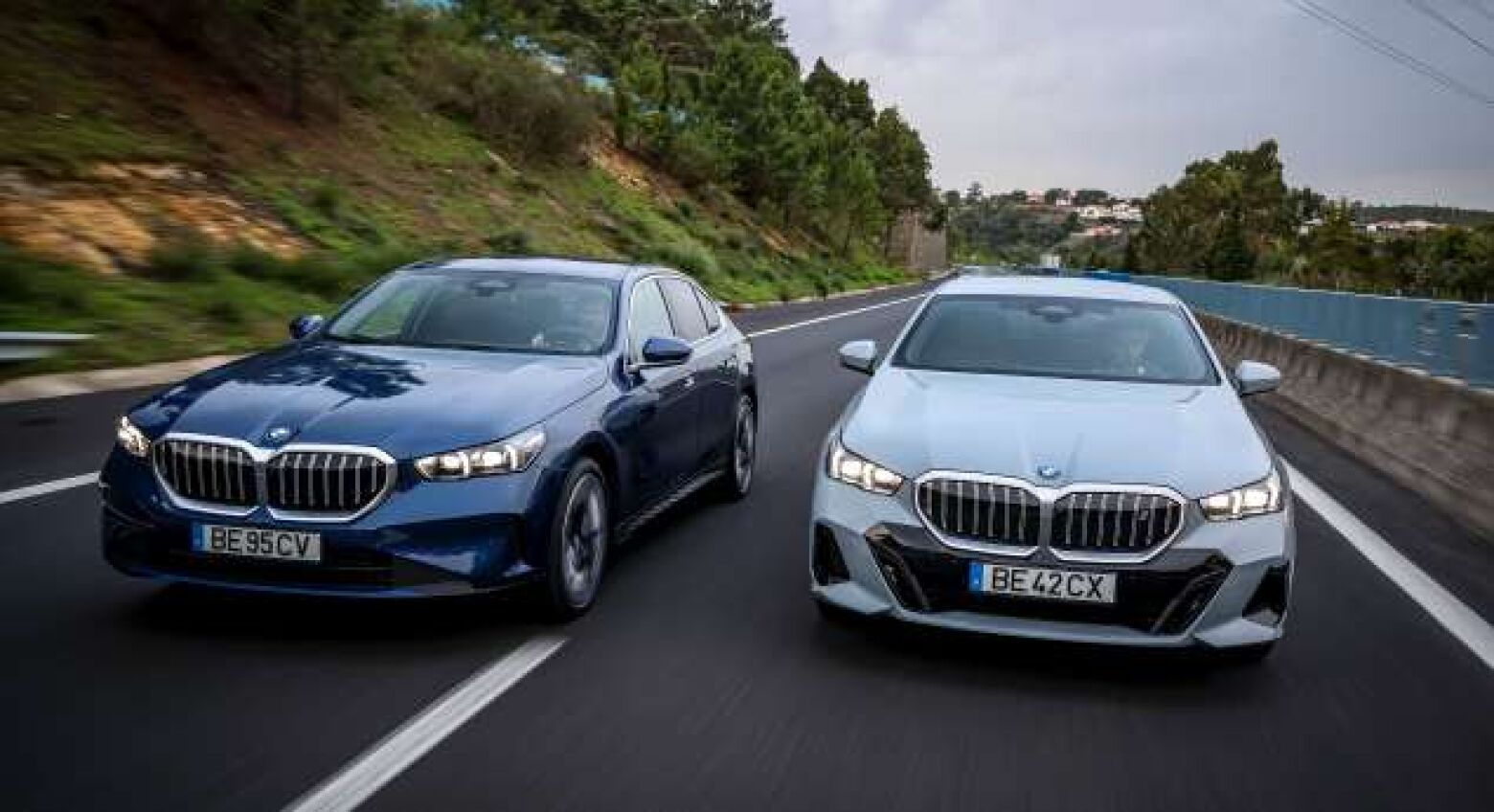 BMW i5 eDrive 40 vs BMW 520d. Diferenças acentuadas